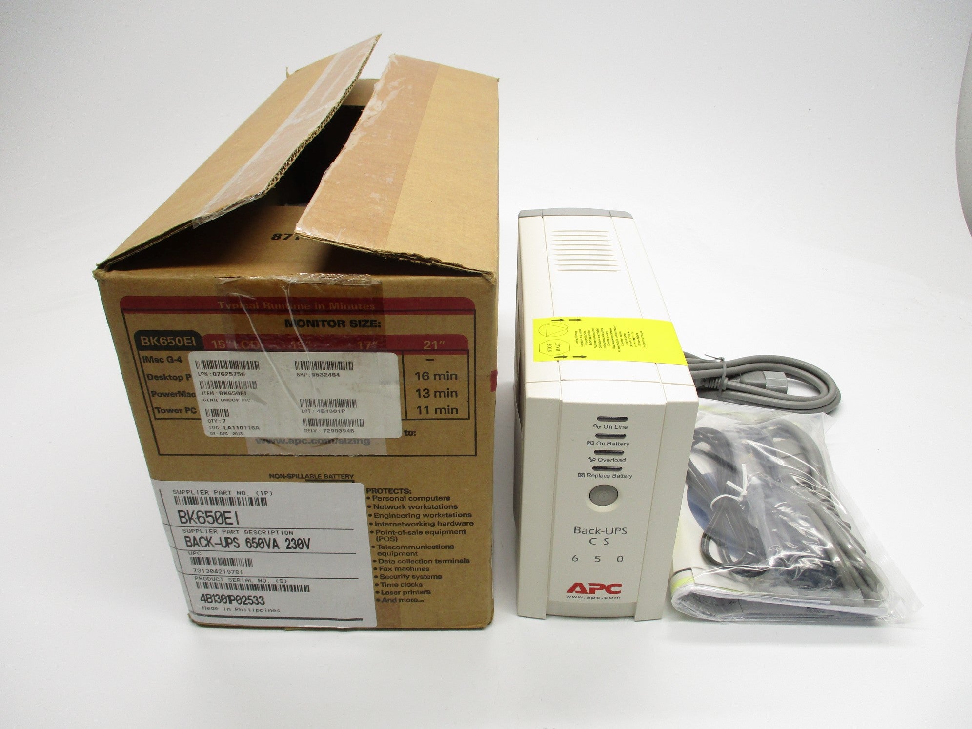 APC BK650EI NSMP