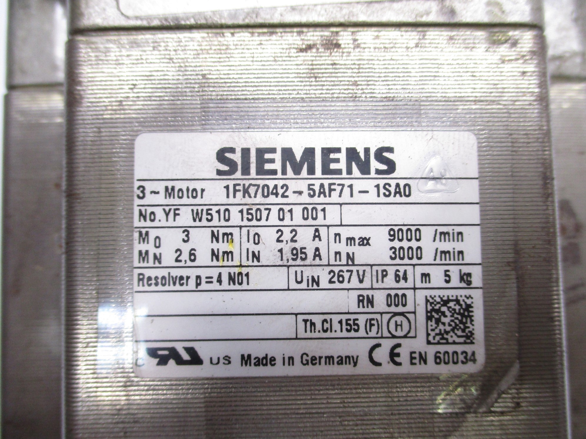 SIEMENS 1FK7042-5AF71-1SA0 UNMP