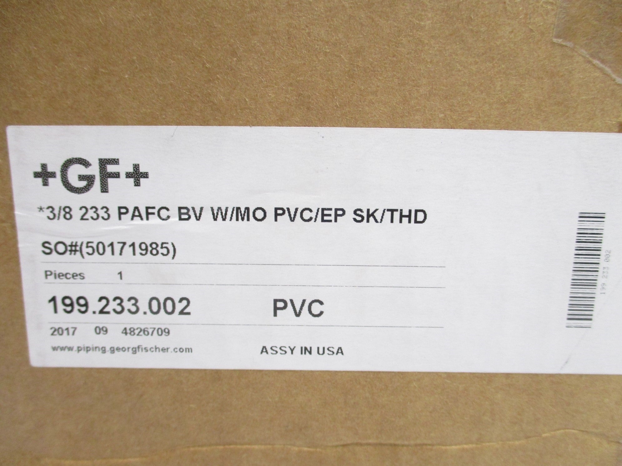 GEORGE FISCHER 199.233.002 NSMP