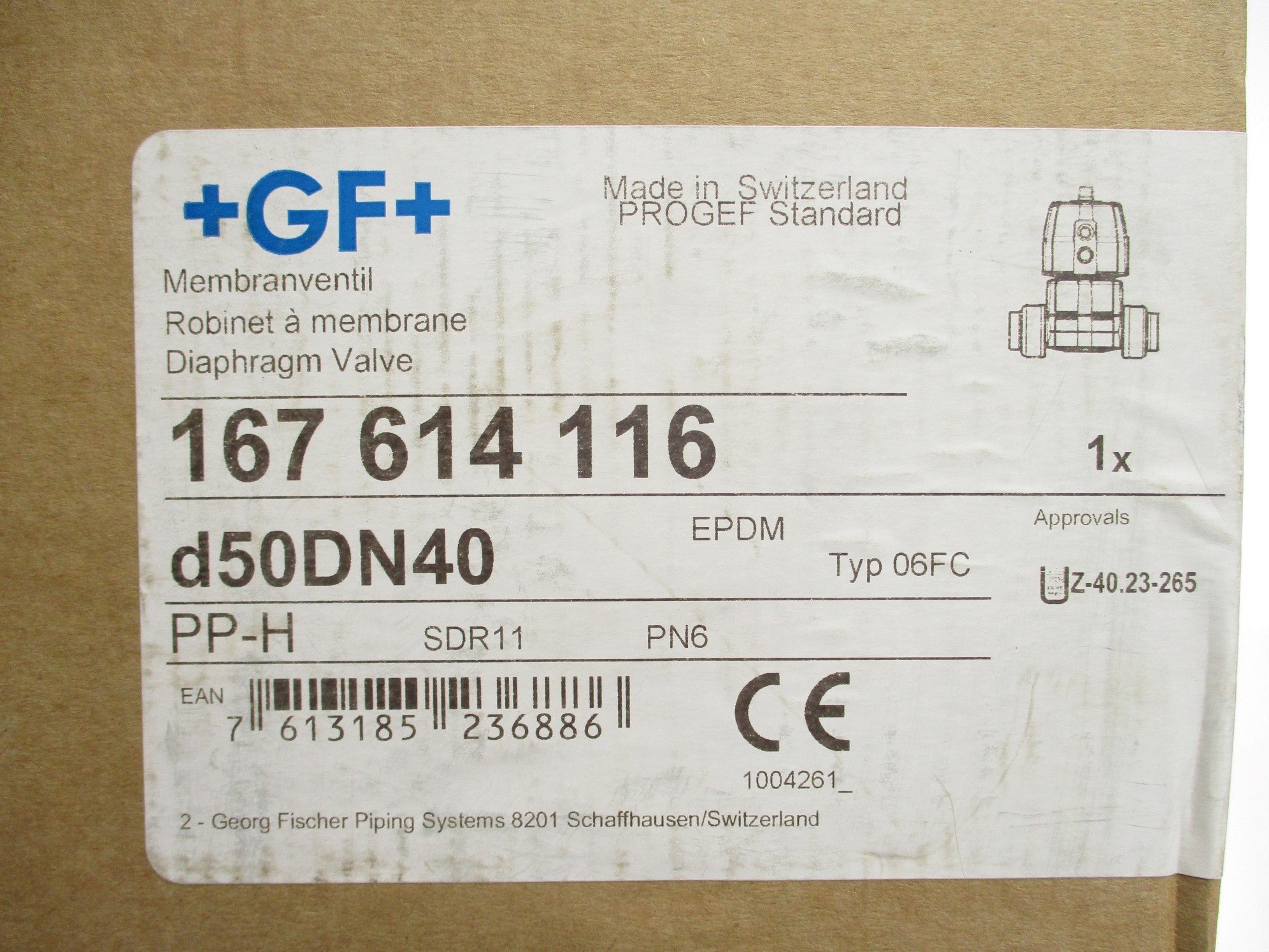 GEORGE FISCHER 167614116 D50DN40 NSMP