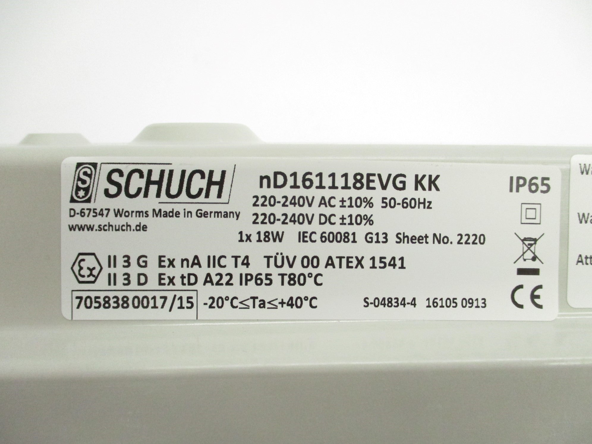 SCHUCH ND161118EVGKK NSMP