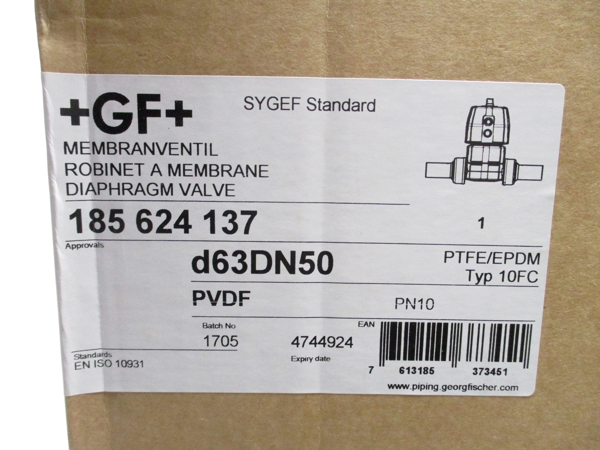 GEORGE FISCHER 185624137 D63DN50 NSMP