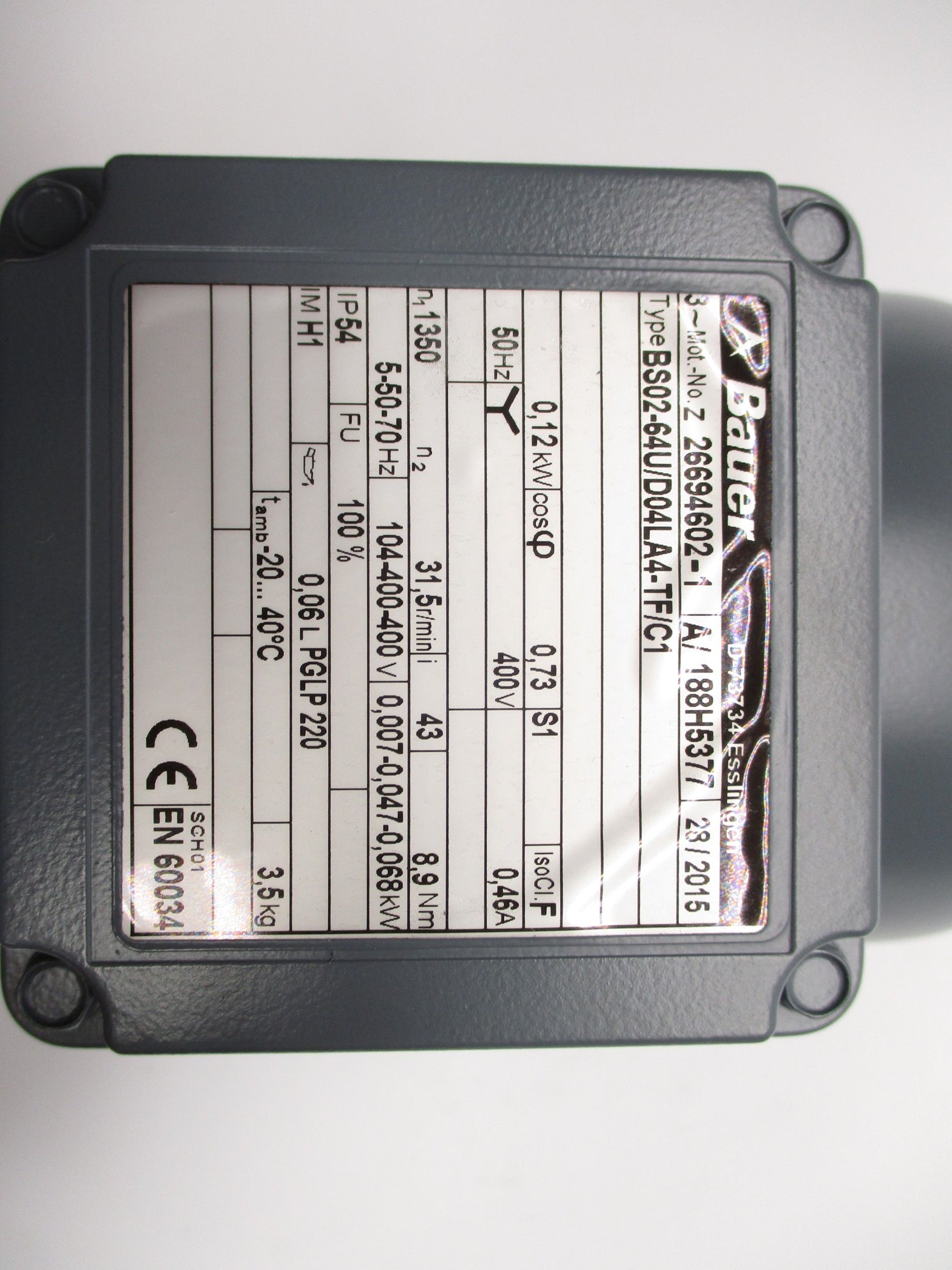 BAUER BS02-64U/D04LA4-TF/C1 NSNP