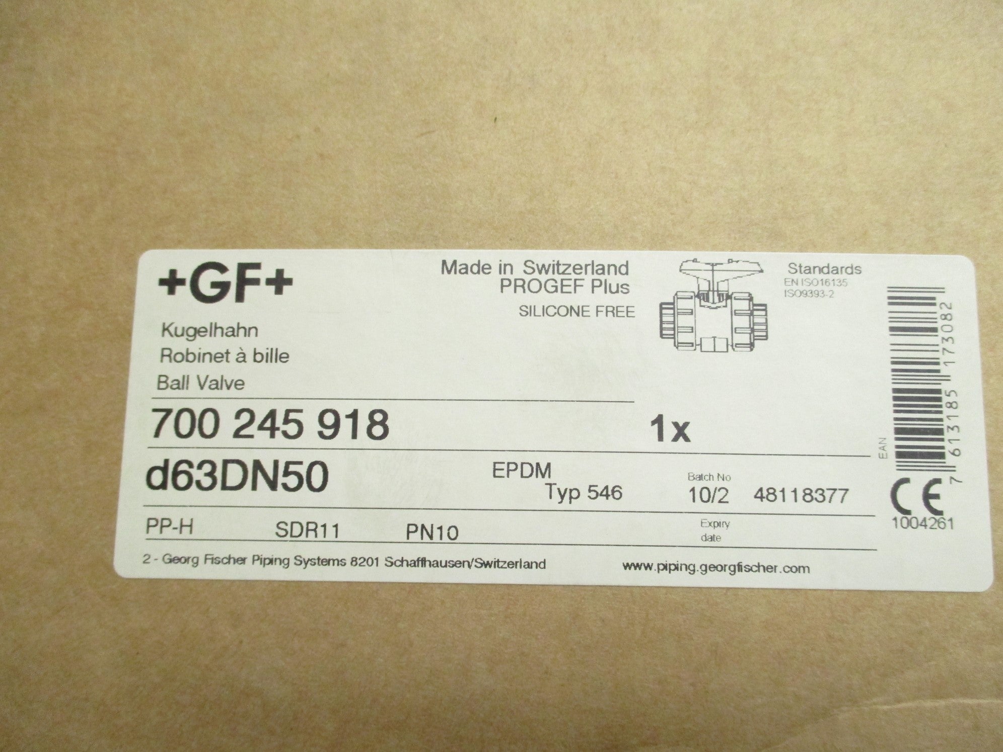 GEORGE FISCHER 700245918 D63DN50 NSMP