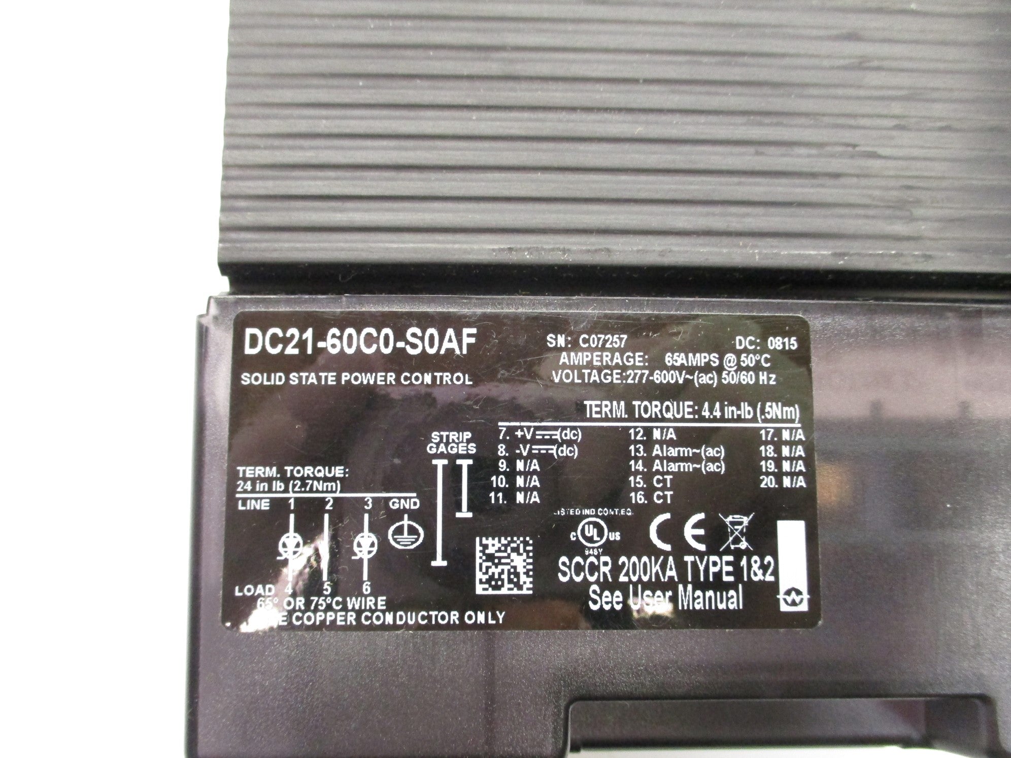 ICD/HEATEFLEX DC21-60C0-S0AF (AS PICTURED) NSNP