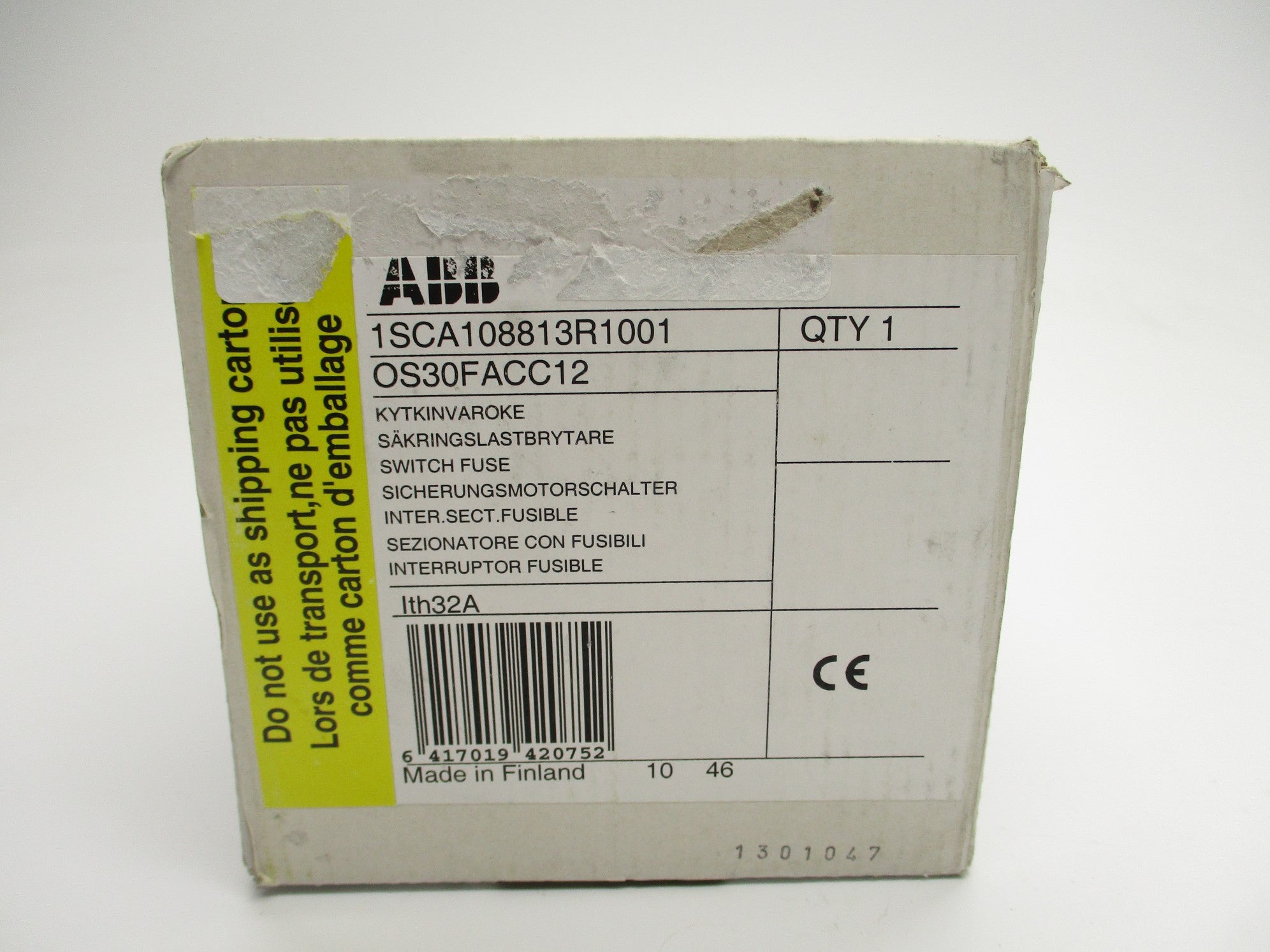 ABB 1SCA108813R1001 OS30FACC12 NSMP