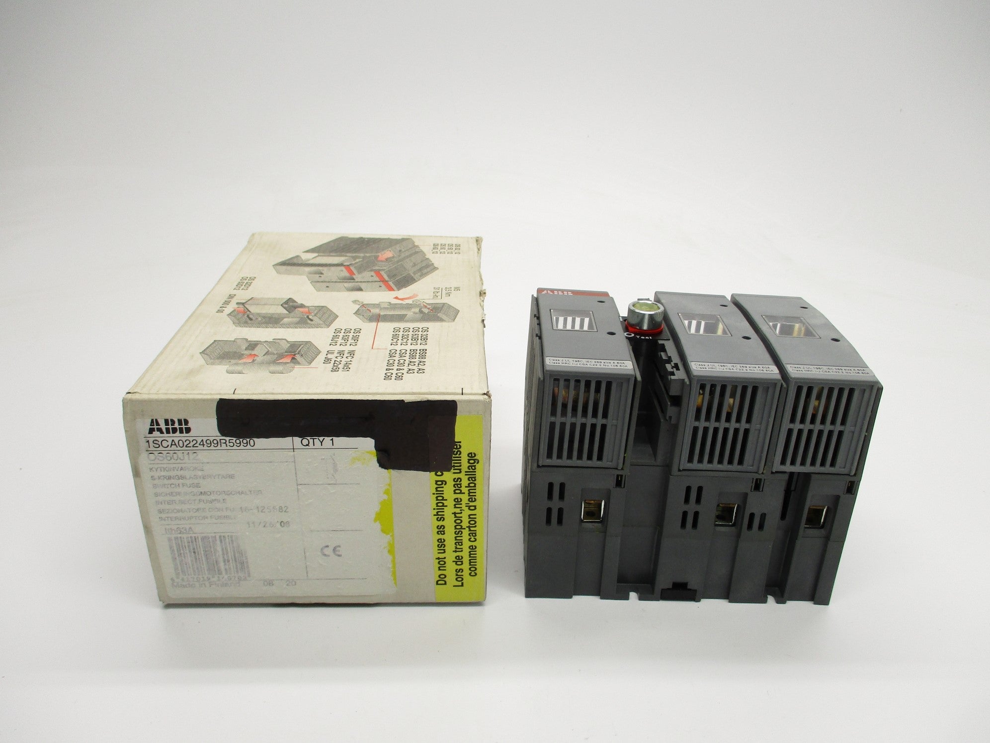 ABB 1SCA022499R5990 OS60J12 600VAC 60A NSMP