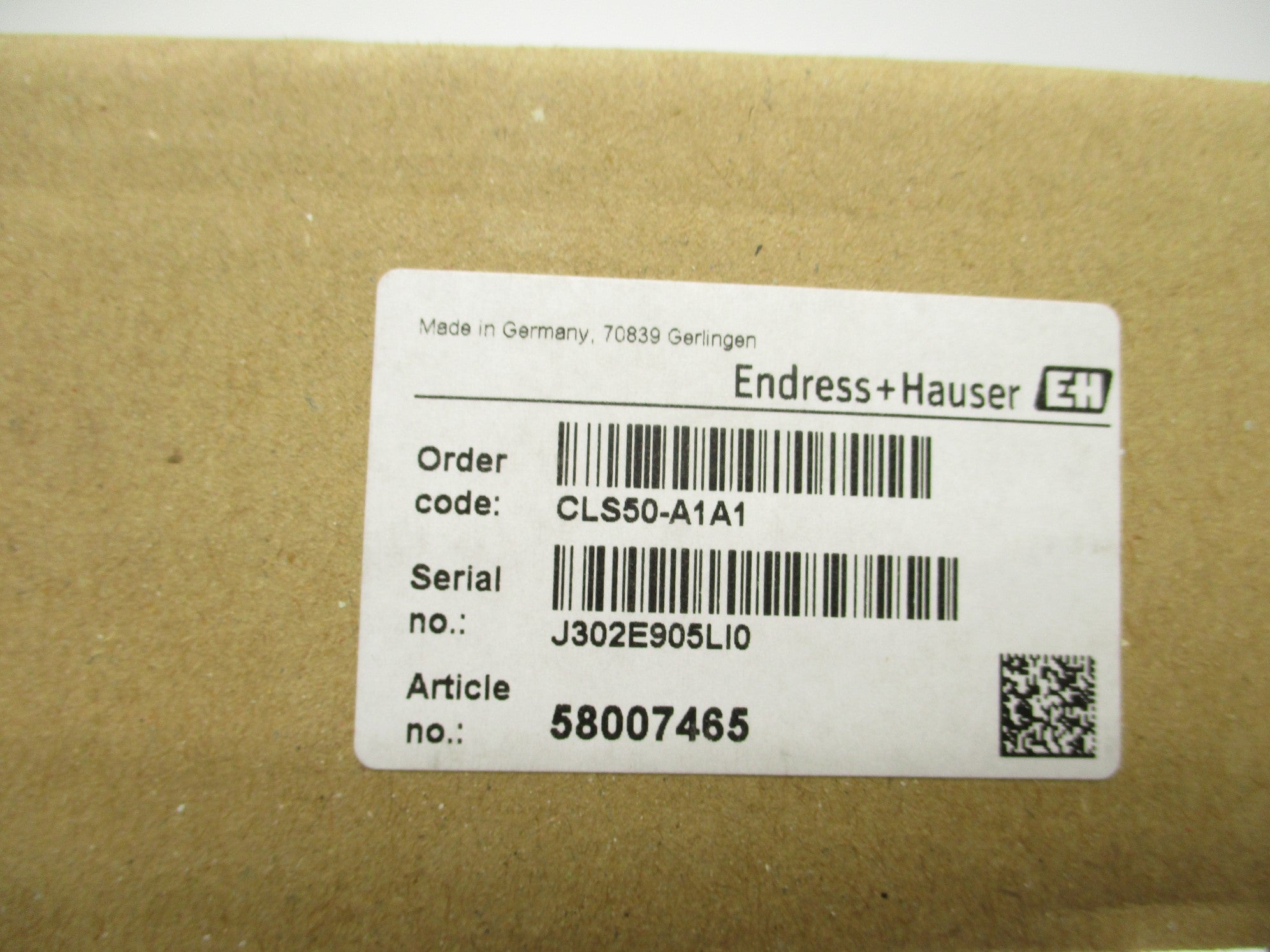 ENDRESS+HAUSER CLS50-A1A1 NSMP