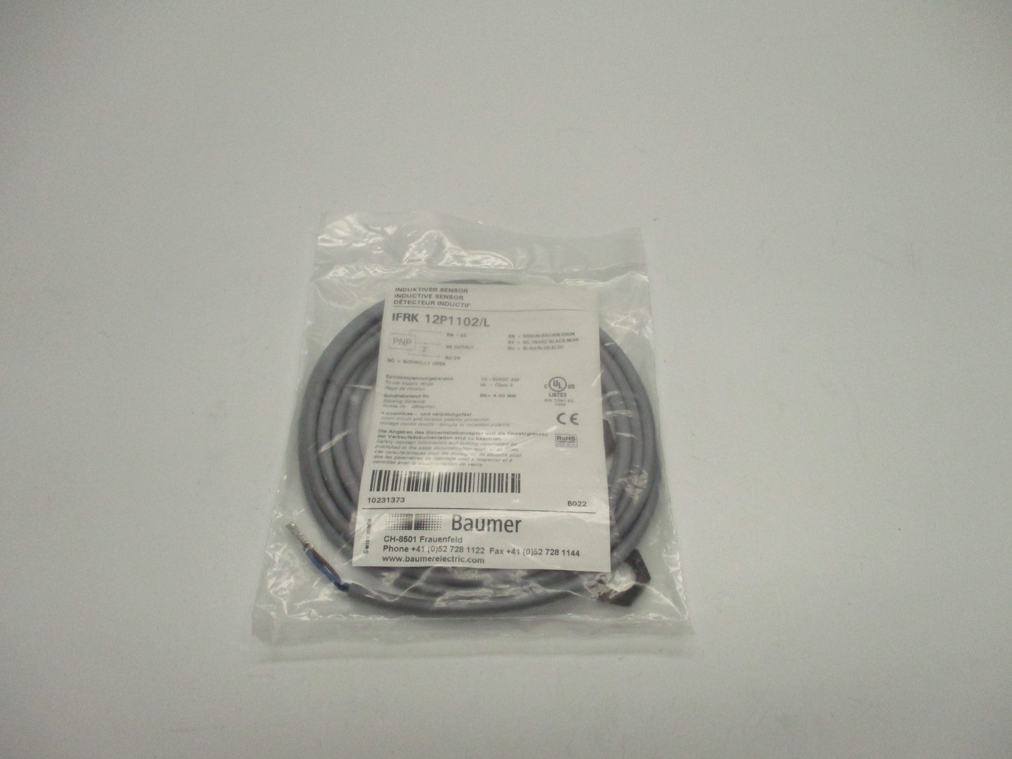 BAUMER ELECTRIC IFRK12P1102/L NSMP
