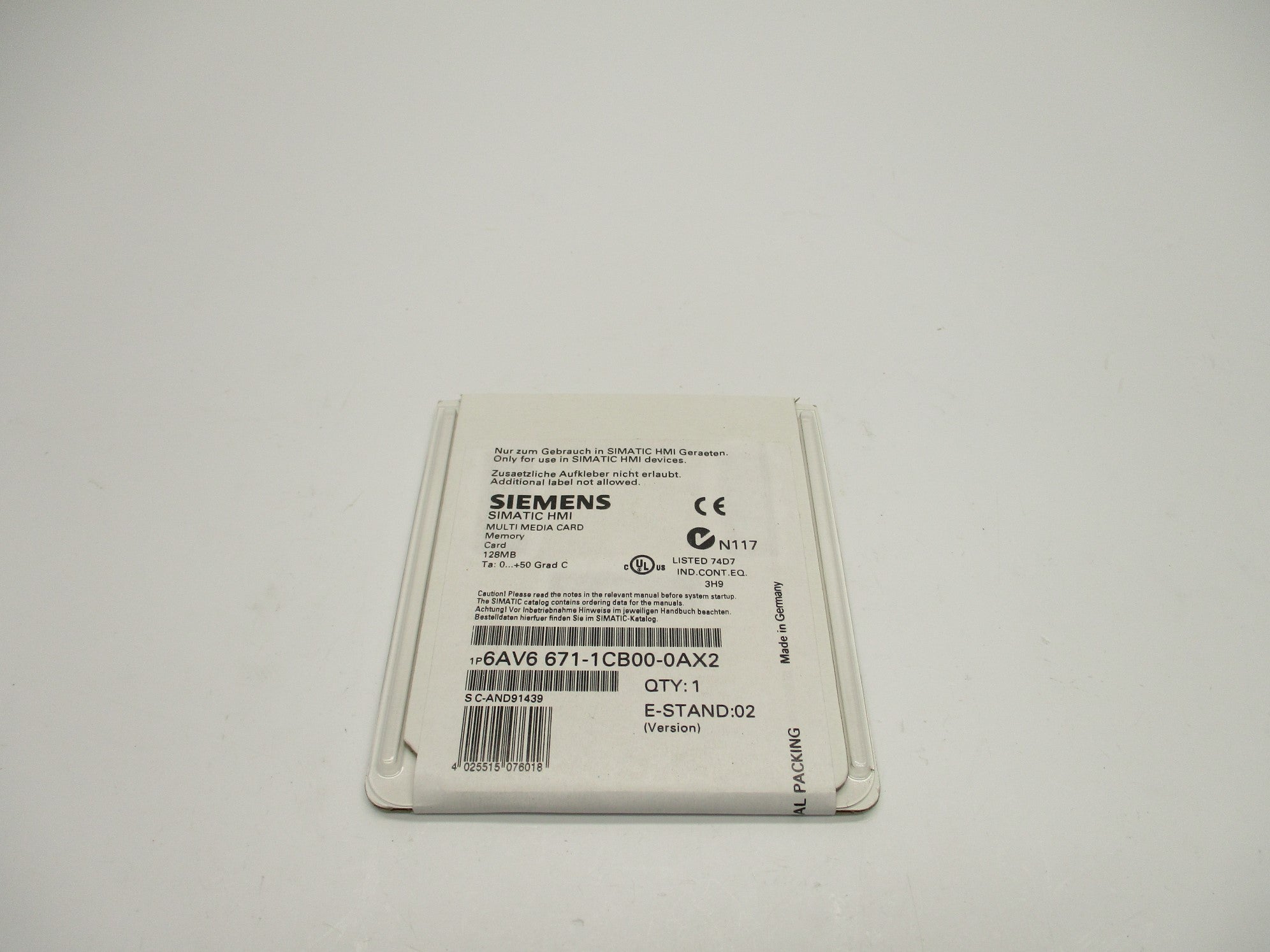 SIEMENS 6AV6671-1CB00-0AX2 NSFS
