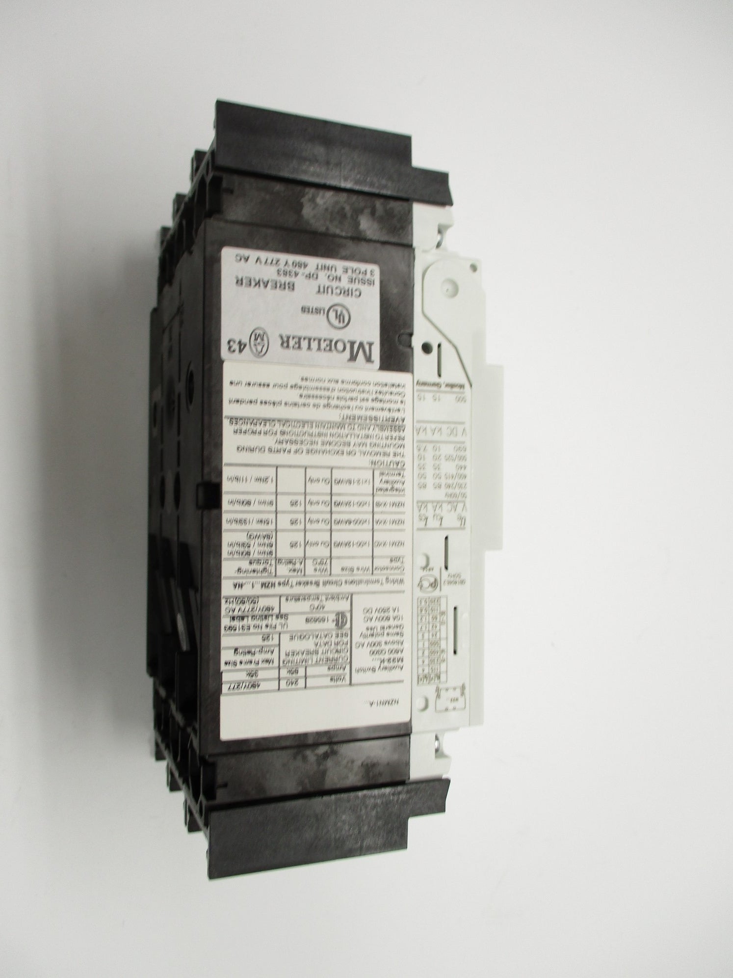 KLOCKNER MOELLER NZMN1-AF60-NA 60A 690V NSNP