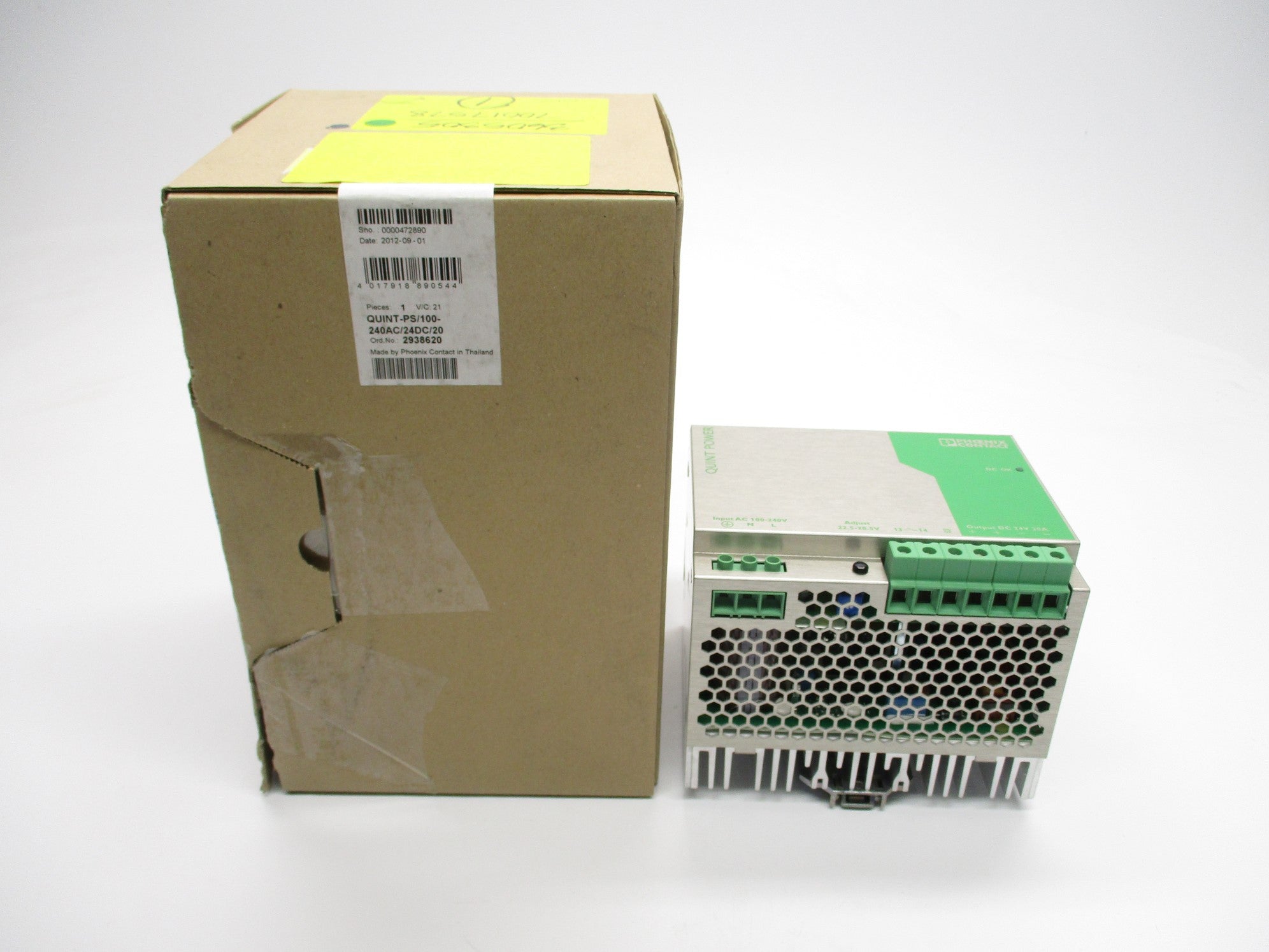 PHOENIX CONTACT QUINT-PS-100-240AC/24DC/20 2938620 100-240VAC 2.5-5.7A NSMP
