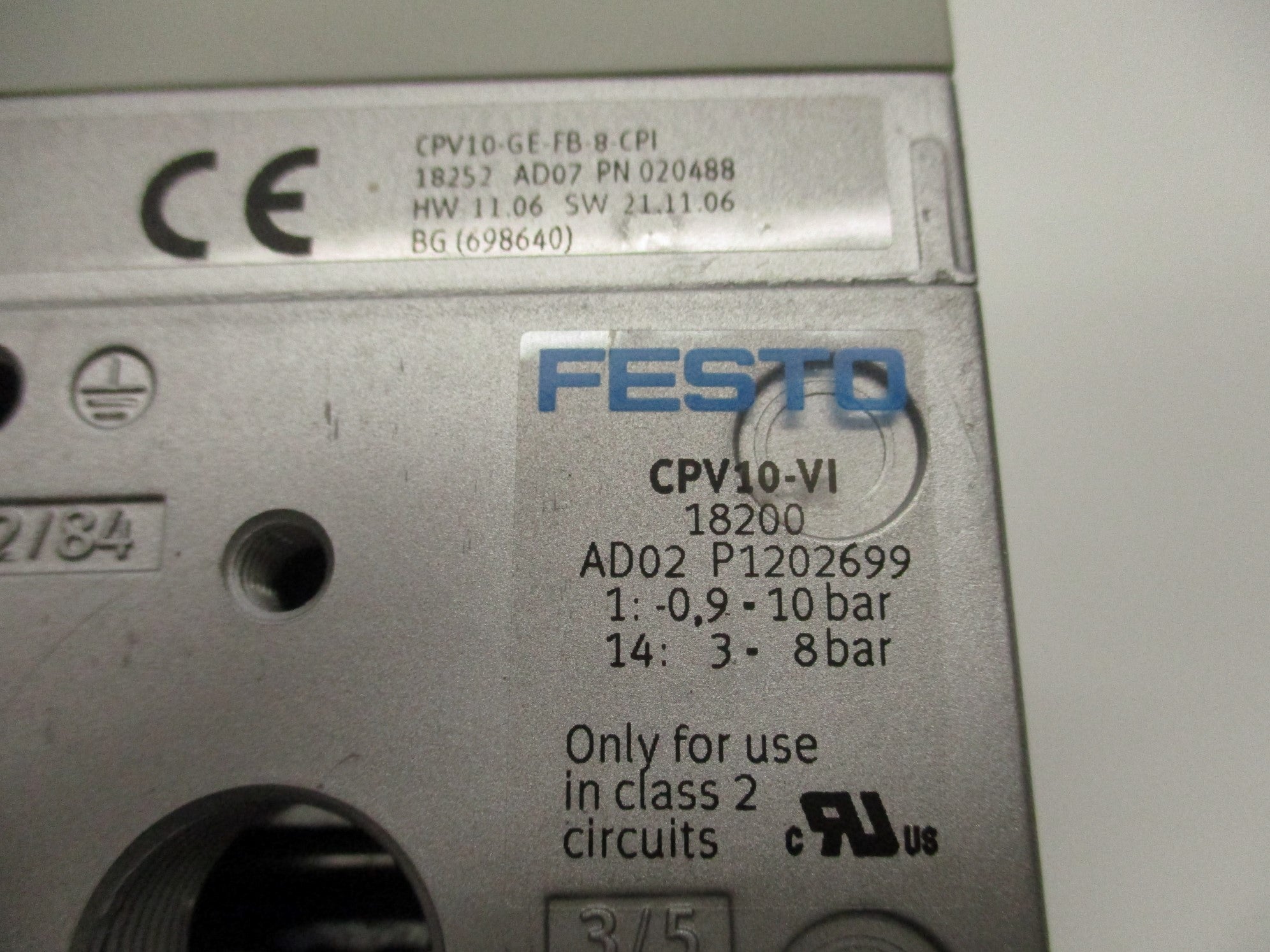FESTO CPV10-VI 18200 NSMP