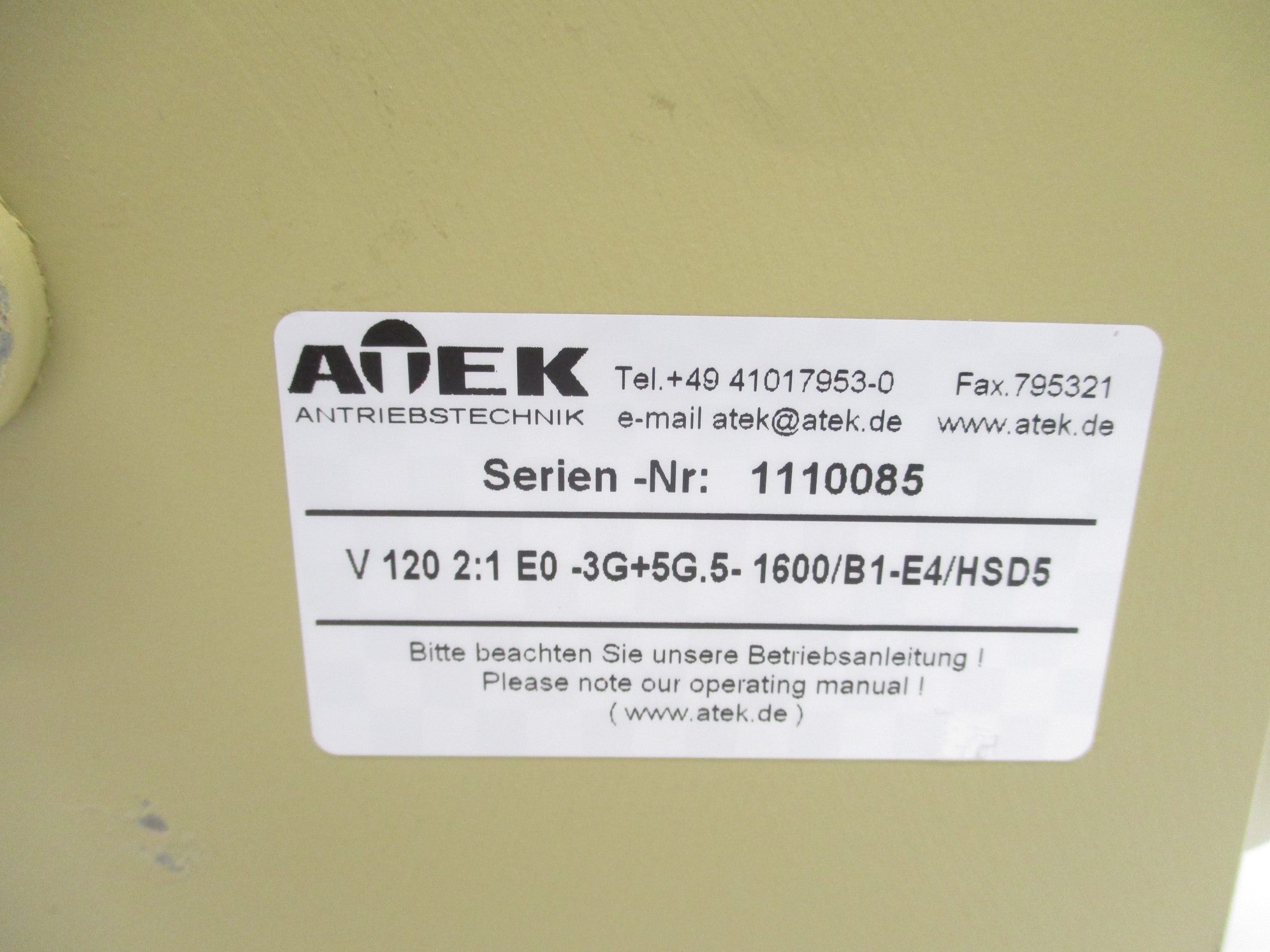 ATEK E0-3G+5G.5-1600/B1-E4/HSD5 NSNP