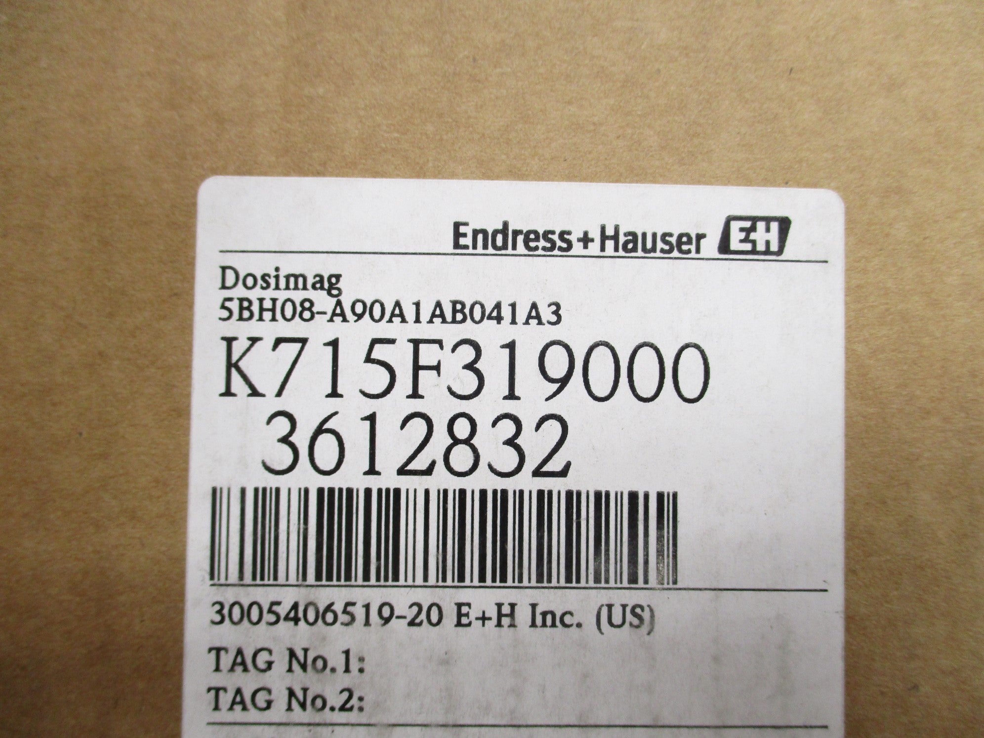 ENDRESS+HAUSER 5BH08-A90A1AB041A3 NSMP