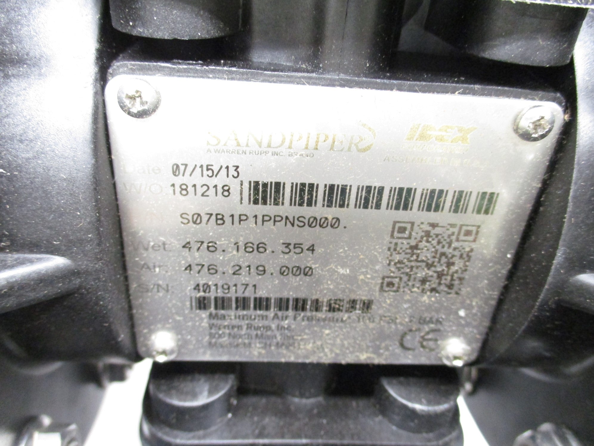 SANDPIPER S07B1P1PPNS000 NSMP