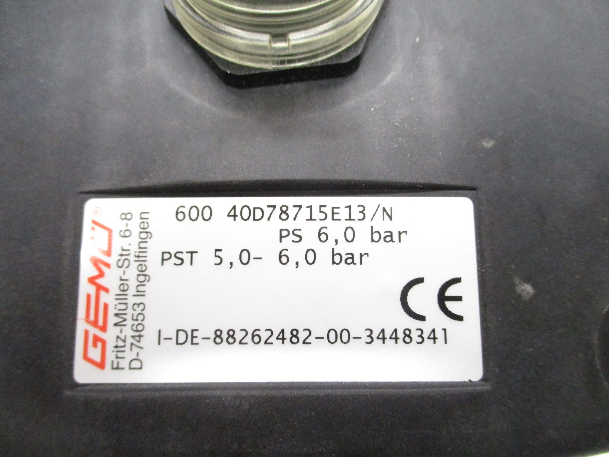 GEMU 60040D78715E13/N I-DE-88262482-00-3448341 NSNP