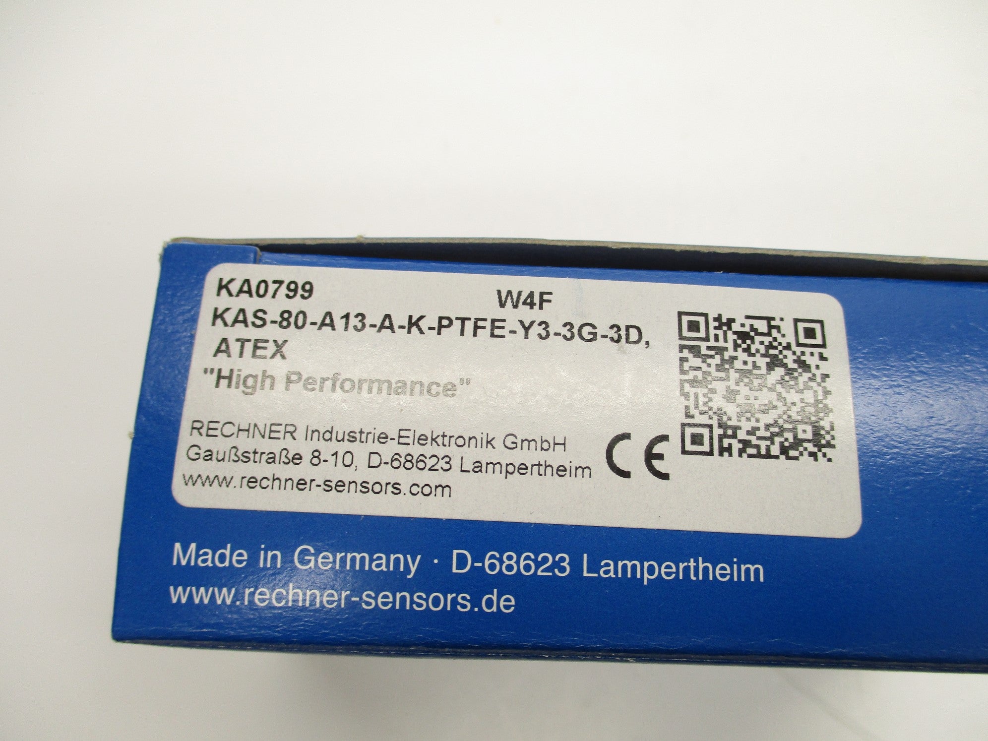 RECHNER KAS-80-A13-A-K-PTFE-Y3-3G-3D,ATEX NSMP