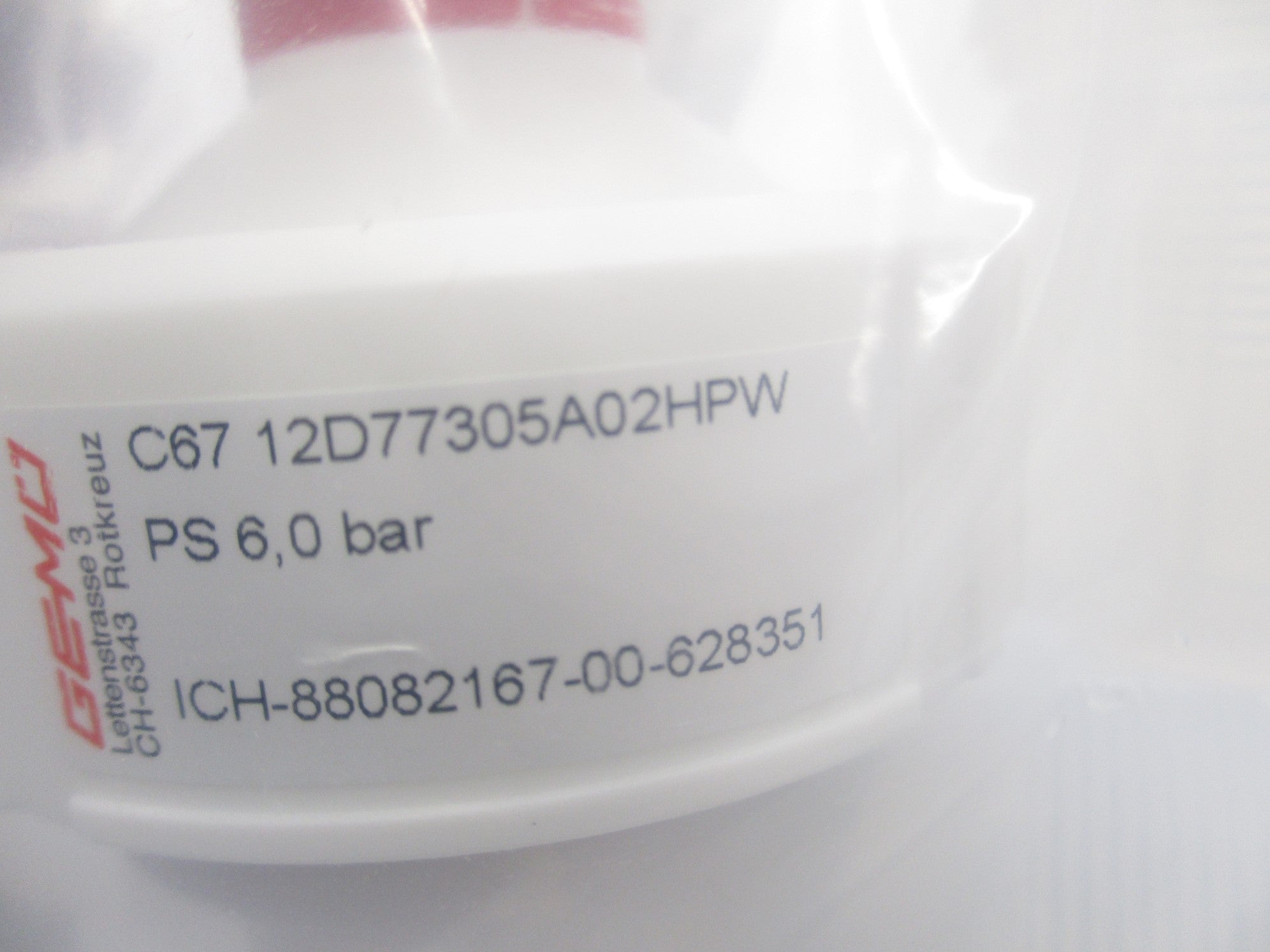GEMU C6712D77305A02HPW ICH-88082167-00-628351 NSNP