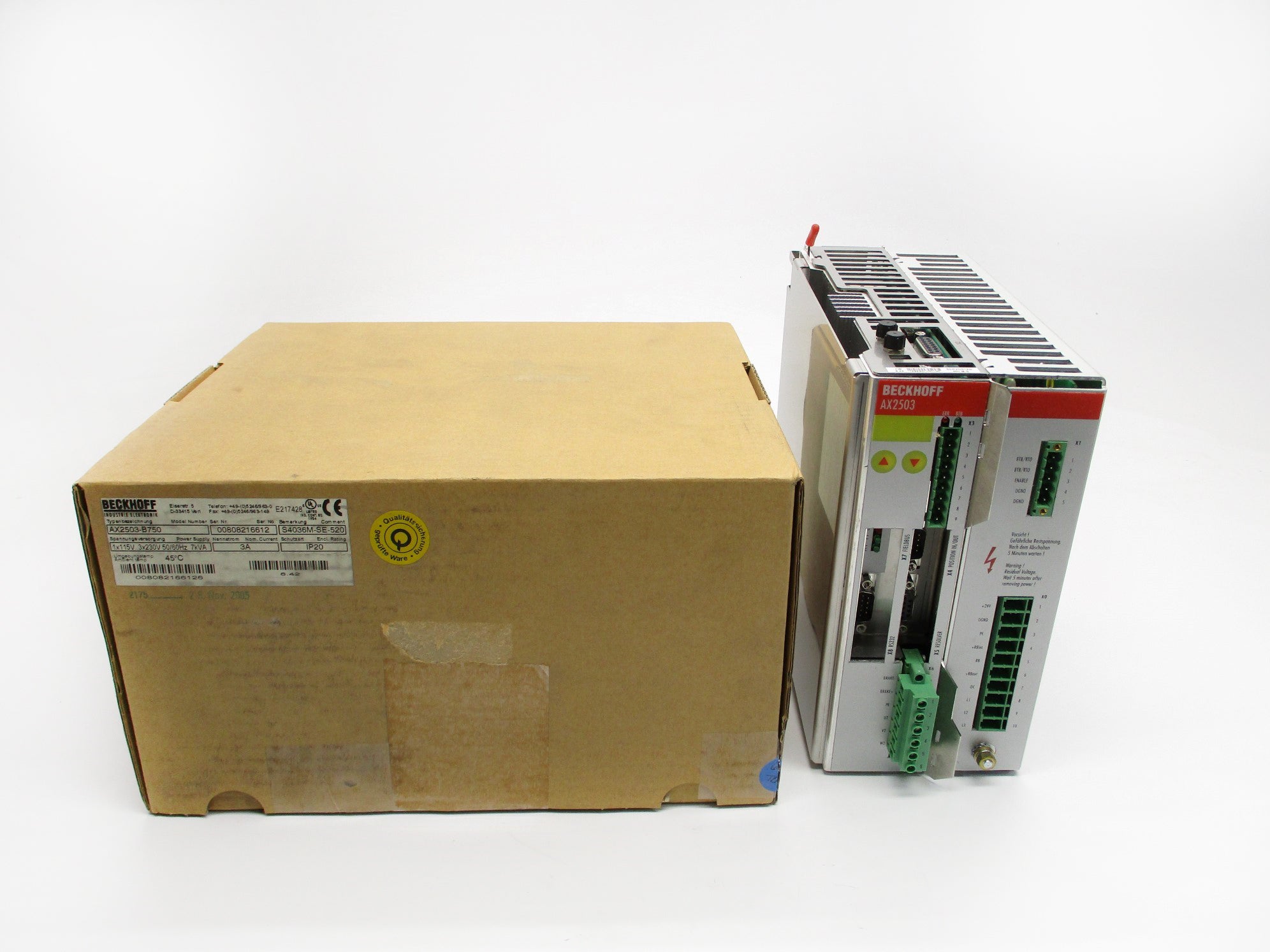 BECKHOFF AX2503-B750 NSMP