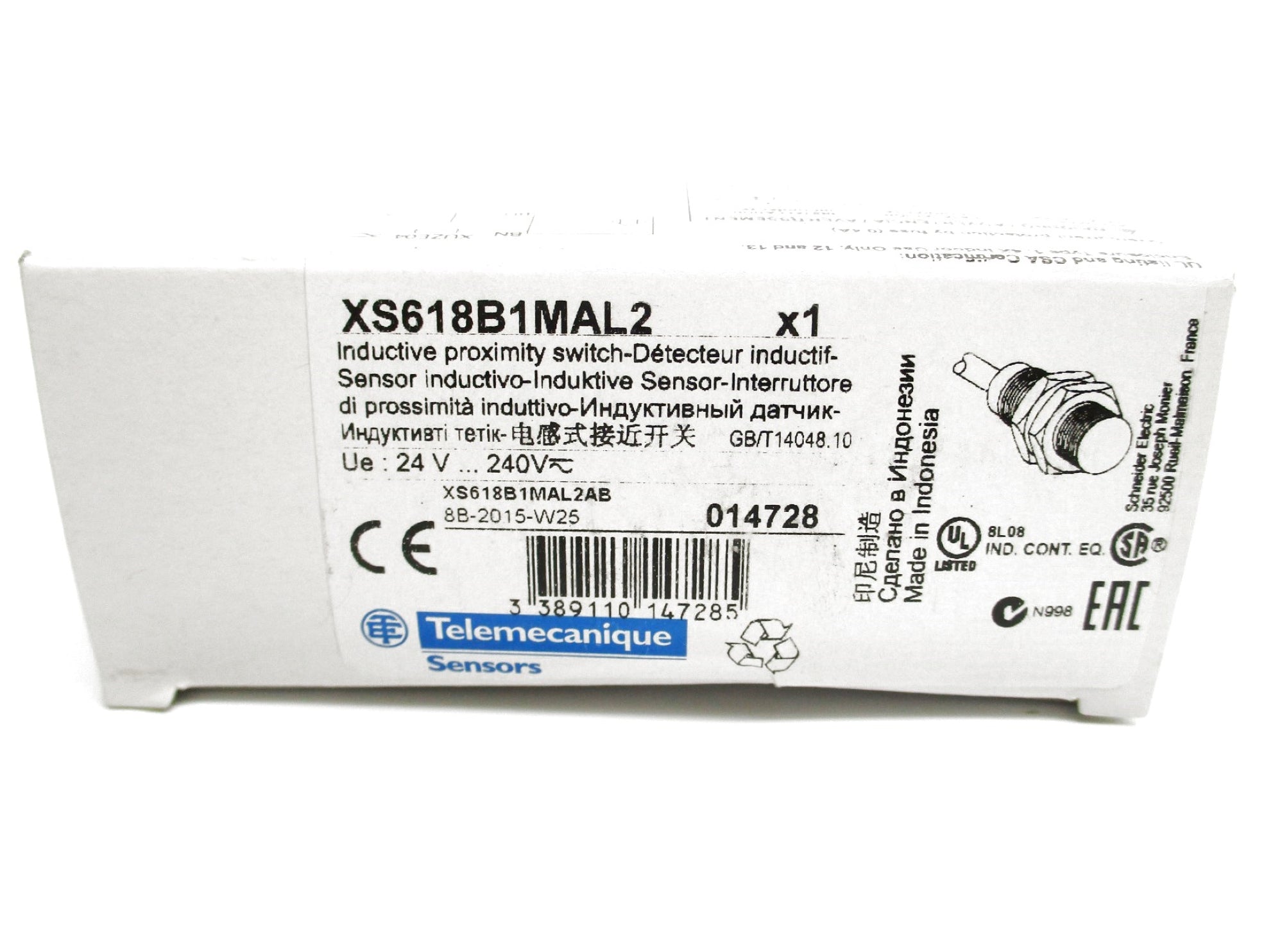 TELEMECANIQUE XS618B1MAL2 24-240V NSMP