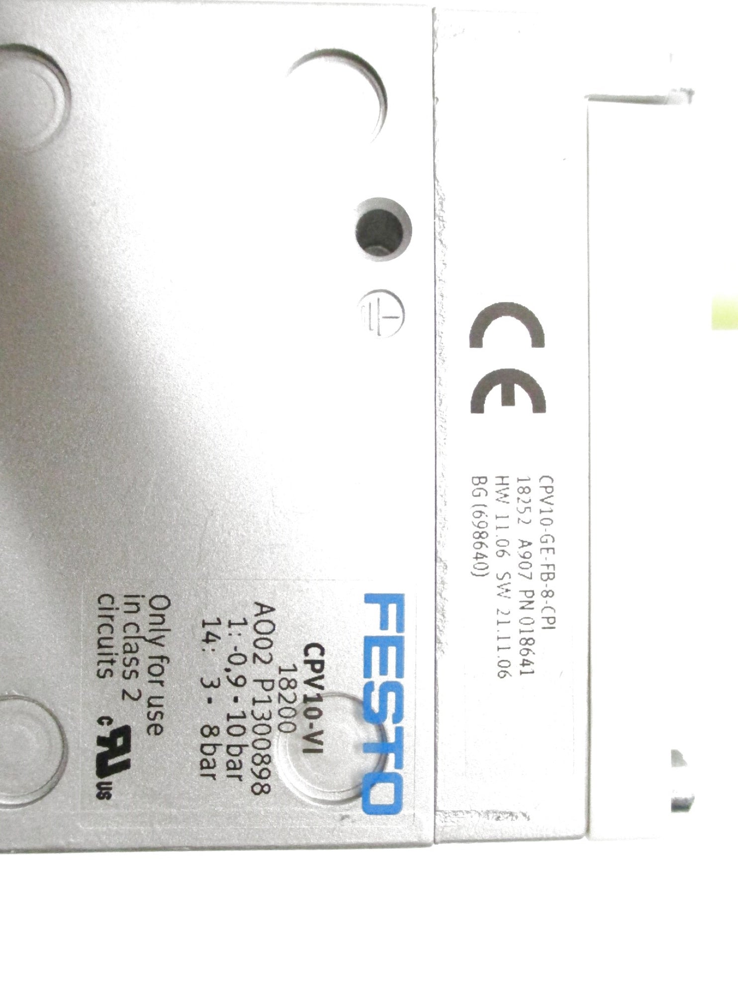 FESTO CPV10-VI-10P-10-8A-FB-R-U-8C NSMP