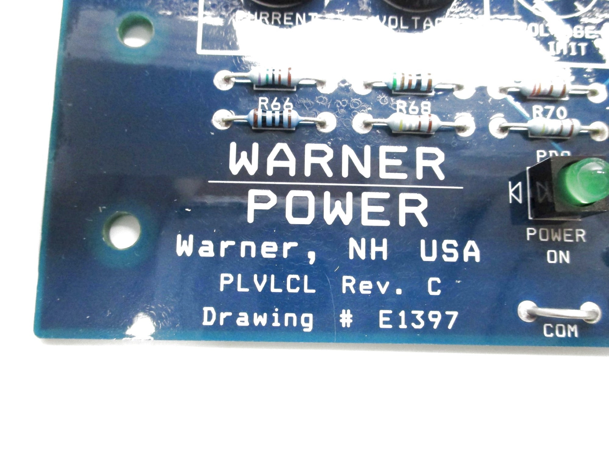 WARNER POWER PLVLCL REV. C NSNP