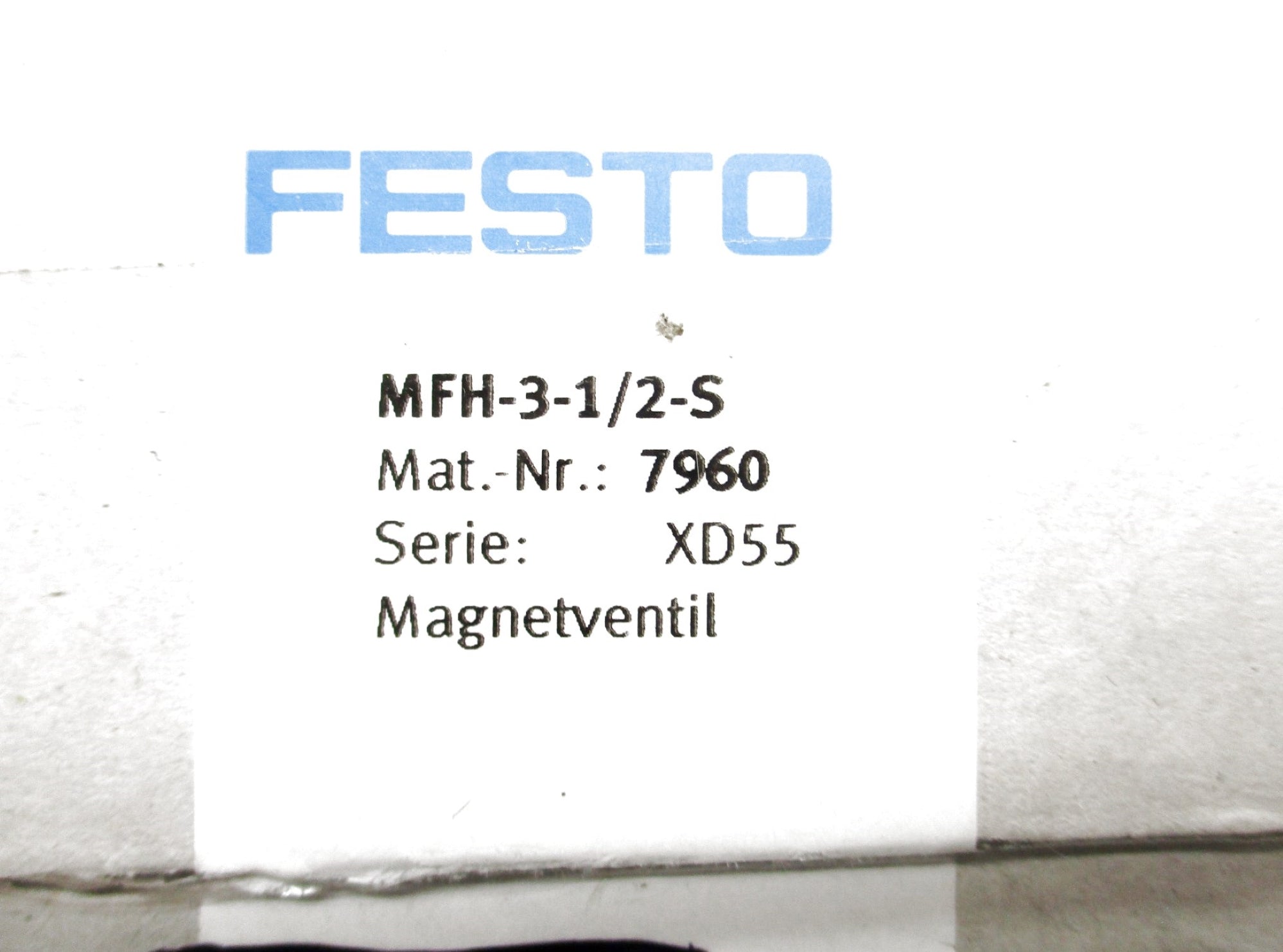 FESTO MFH-3-1/2-S 7960 -13.8-145PSI NSMP