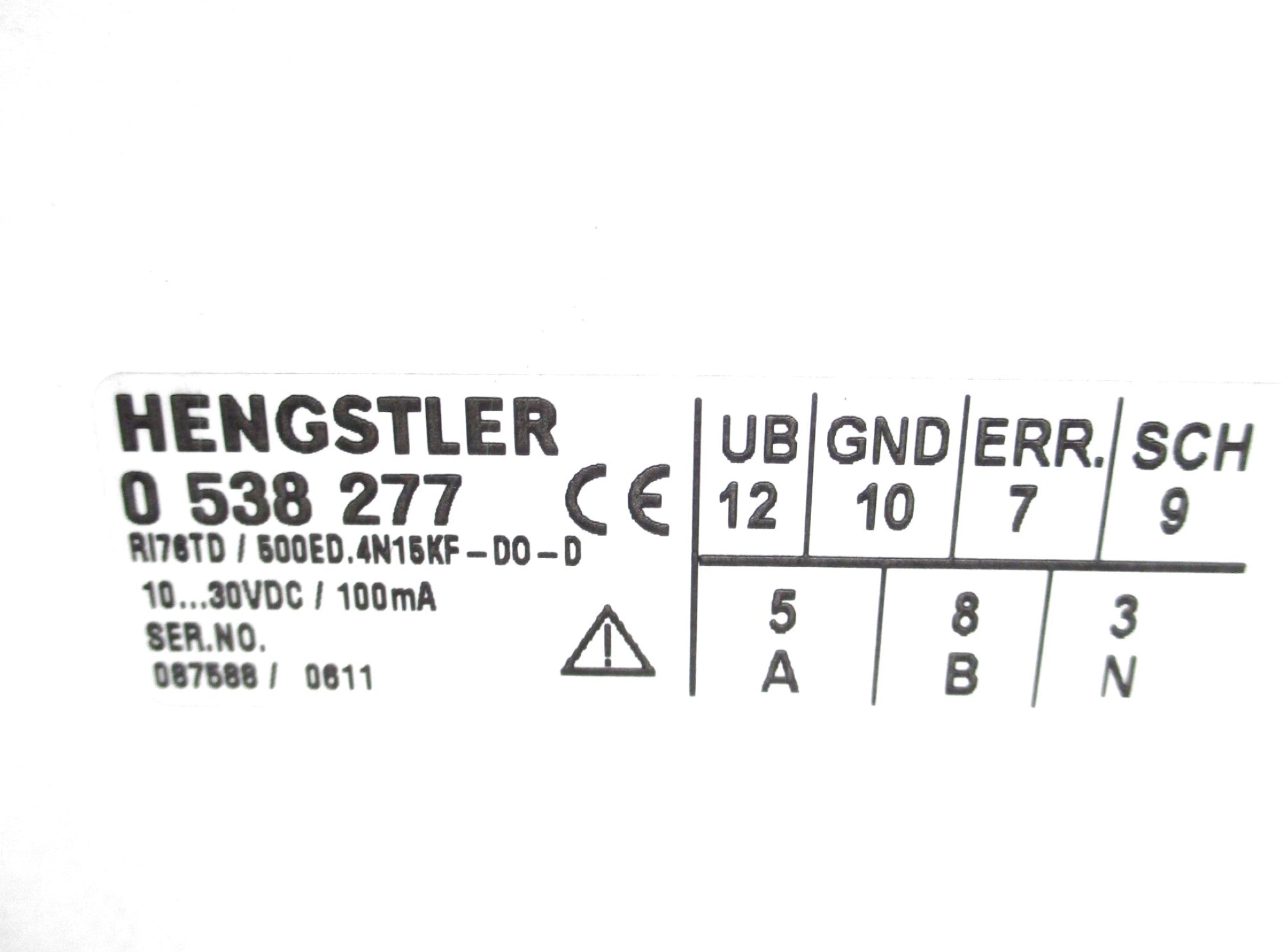 HENGSTLER 0538277 NSMP