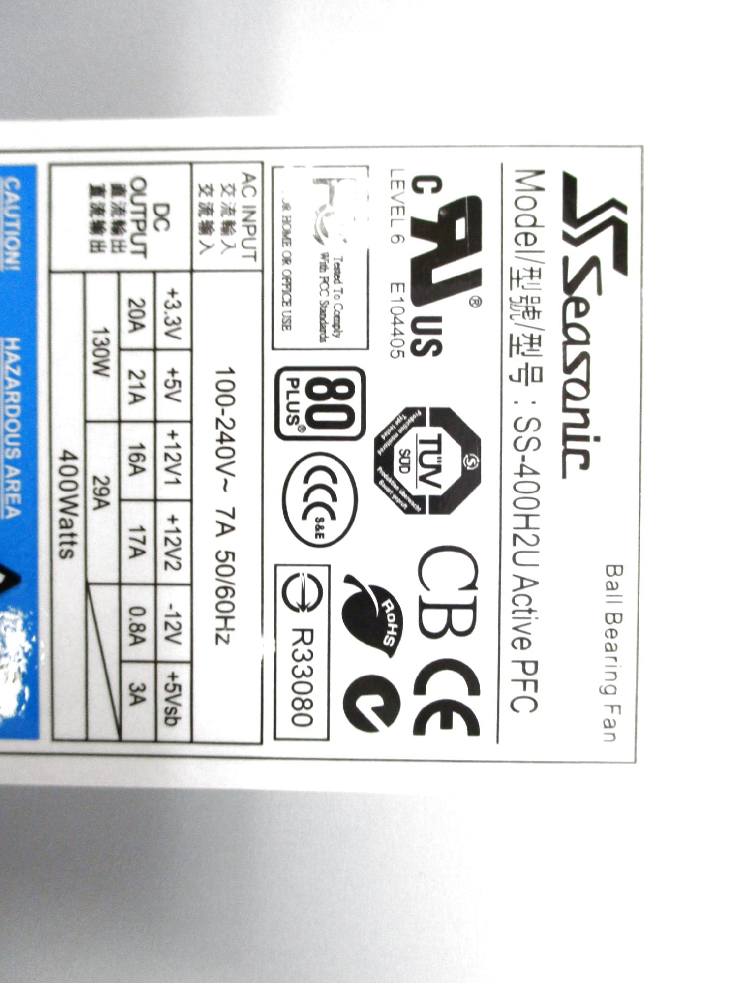 SEASONIC SS-400H2U NSNP