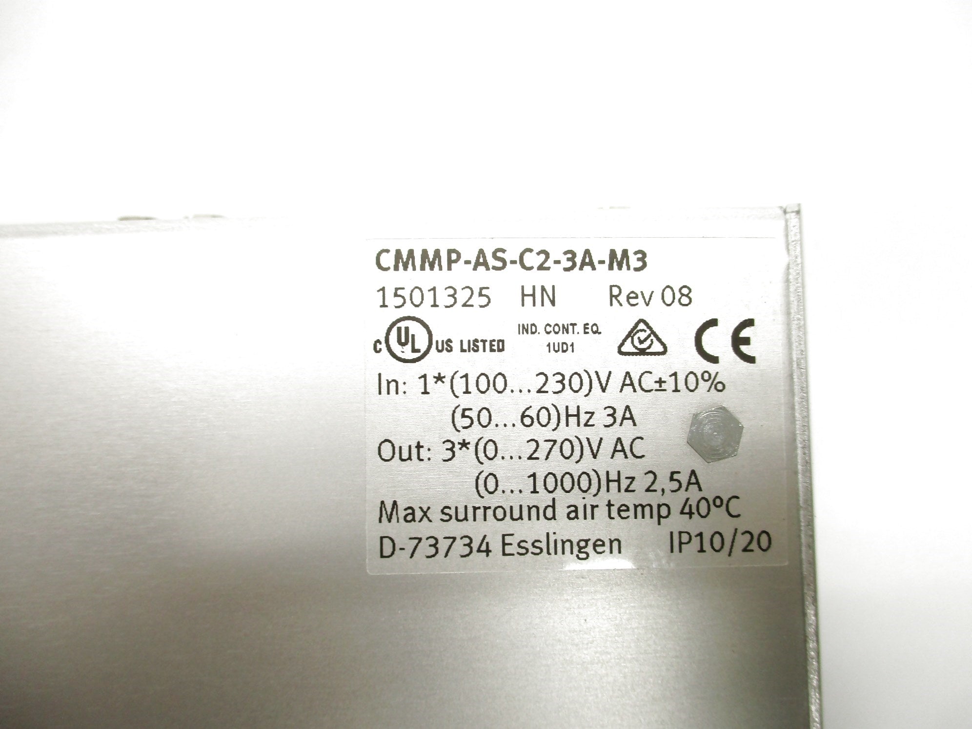 FESTO CMMP-AS-C2-3A-M3 NSMP