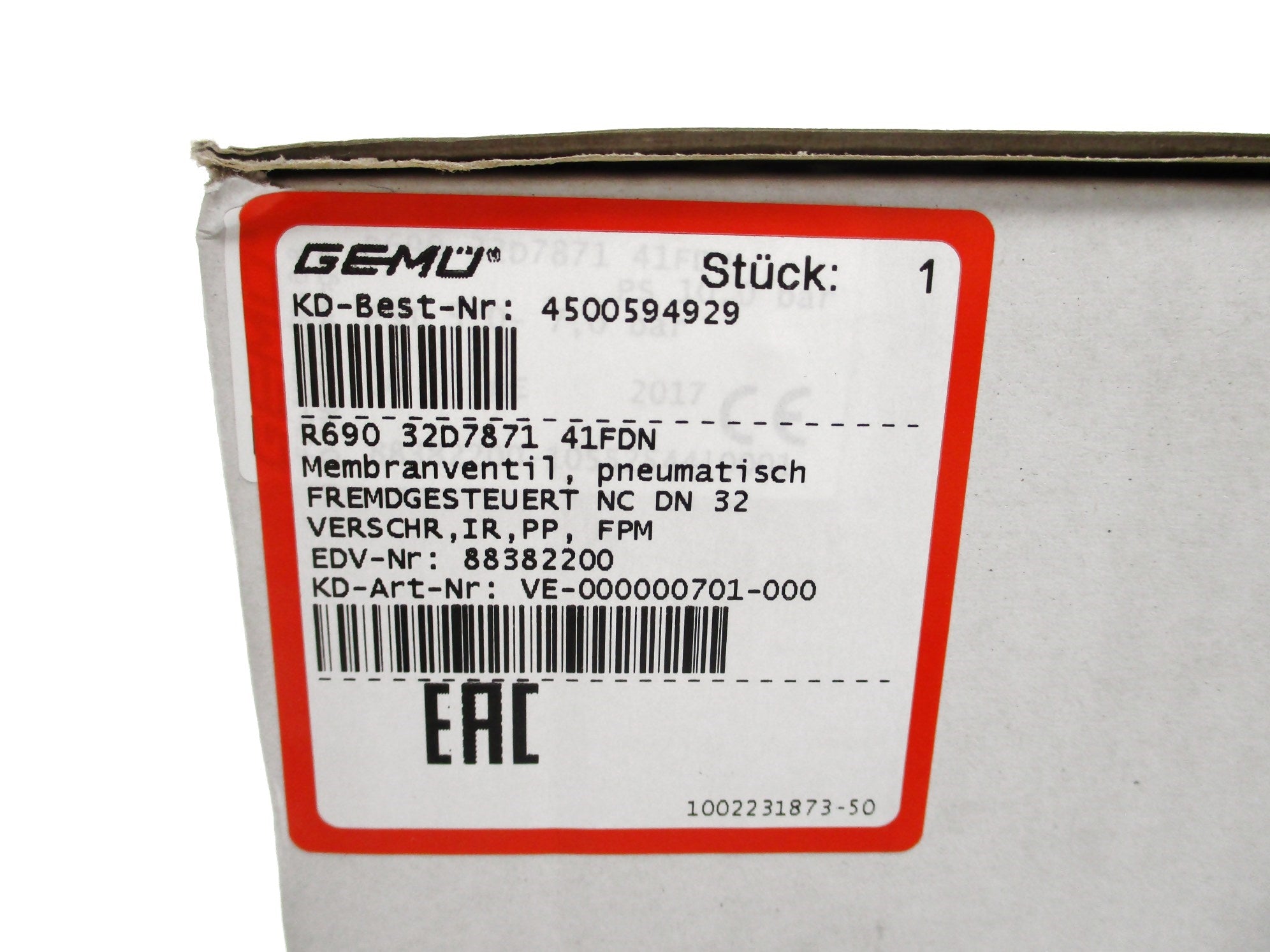 GEMU 88382200 R69032D787141FDN NSMP