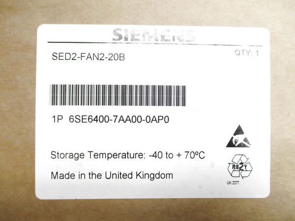 SIEMENS 6SE6400-7AA00-0AP0 24VDC NSMP