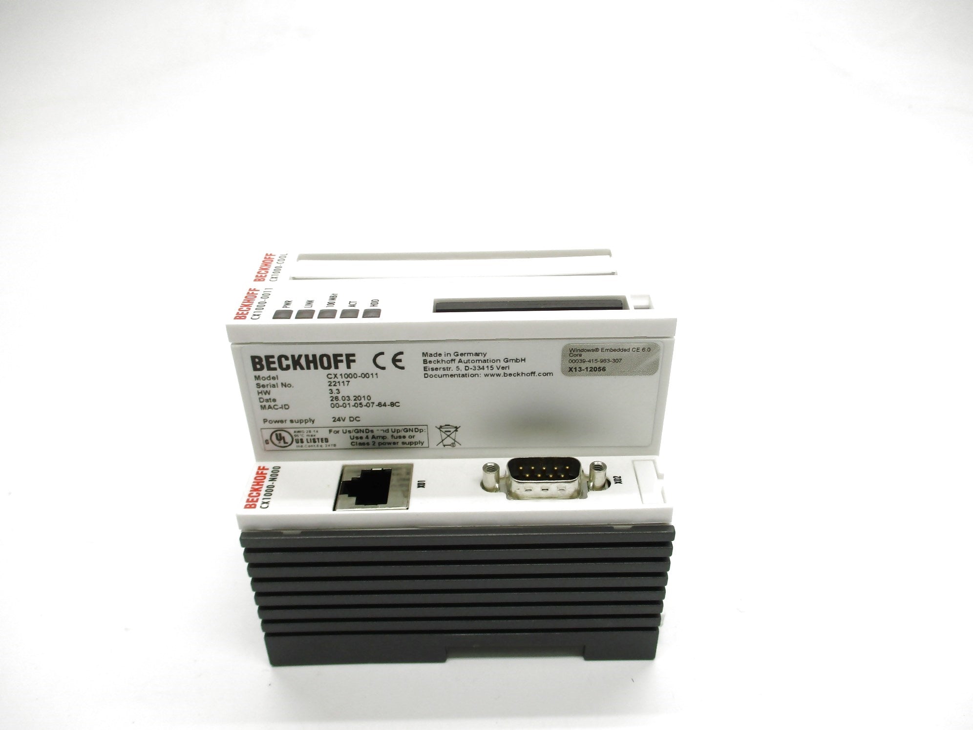 BECKHOFF CX1000-0011 NSNP