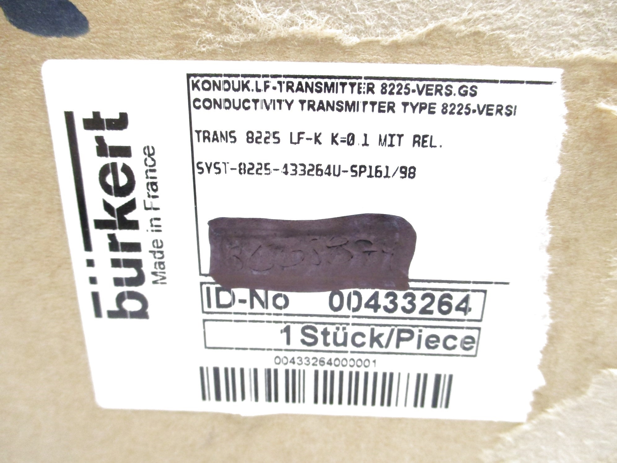 BURKERT 00433264 SYST-8225-433264U-SP161/98 NSMP