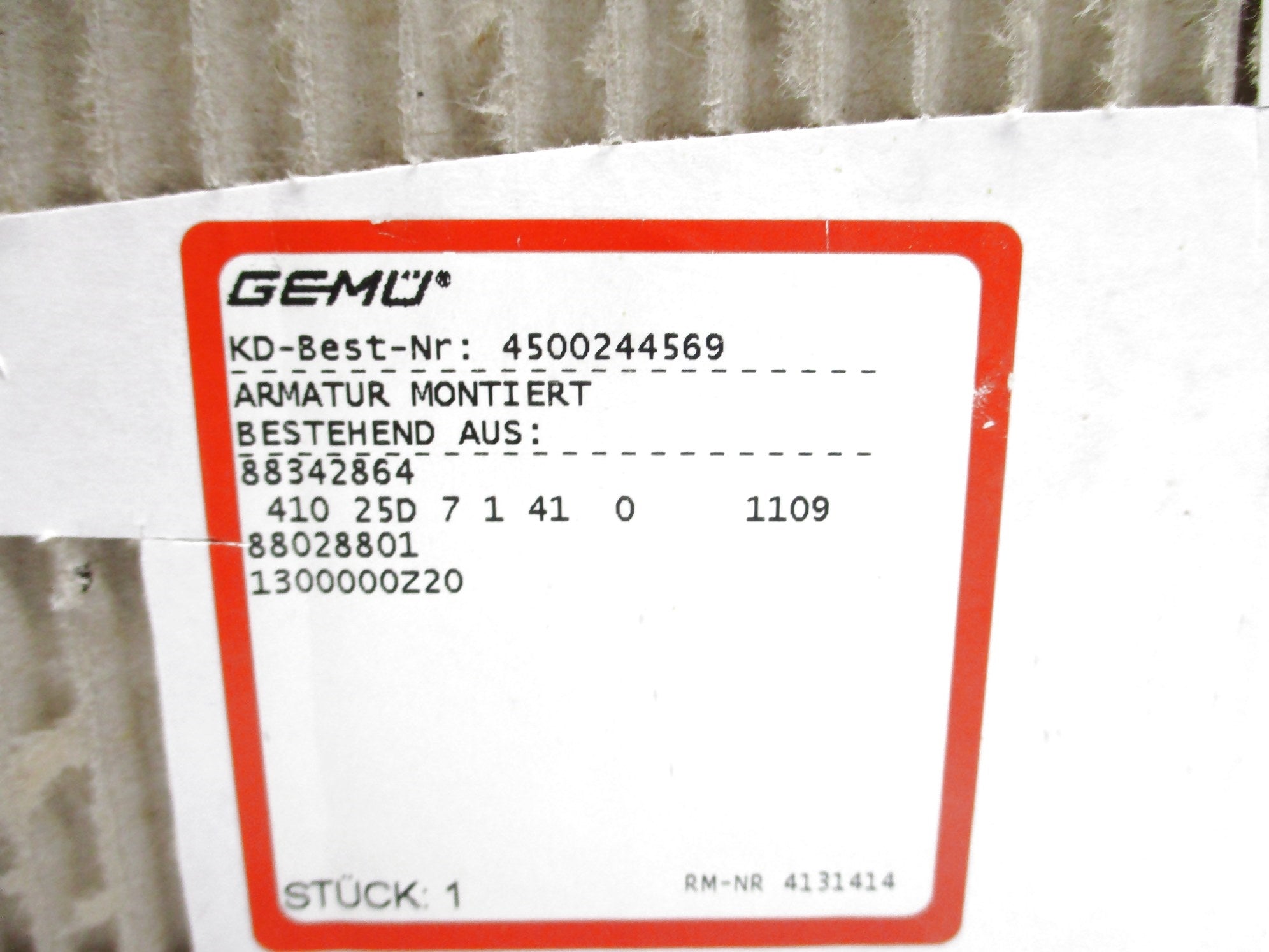 GEMU 88342864 41025D714101109 NSMP