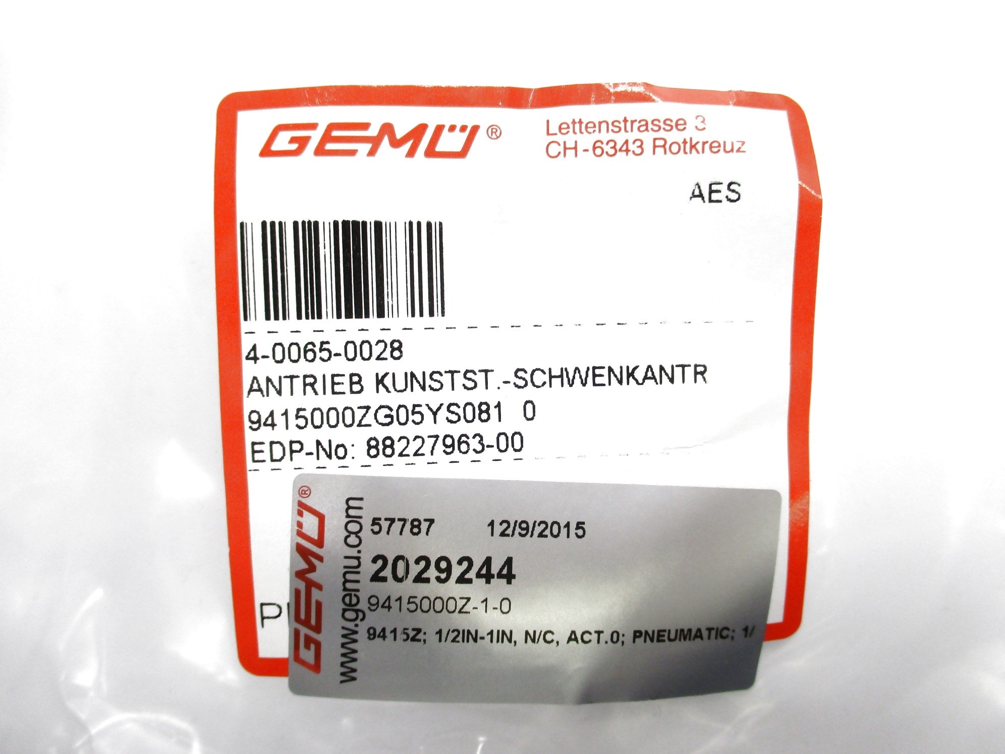 GEMU 88227963 9415000ZG05YS0810 NSMP