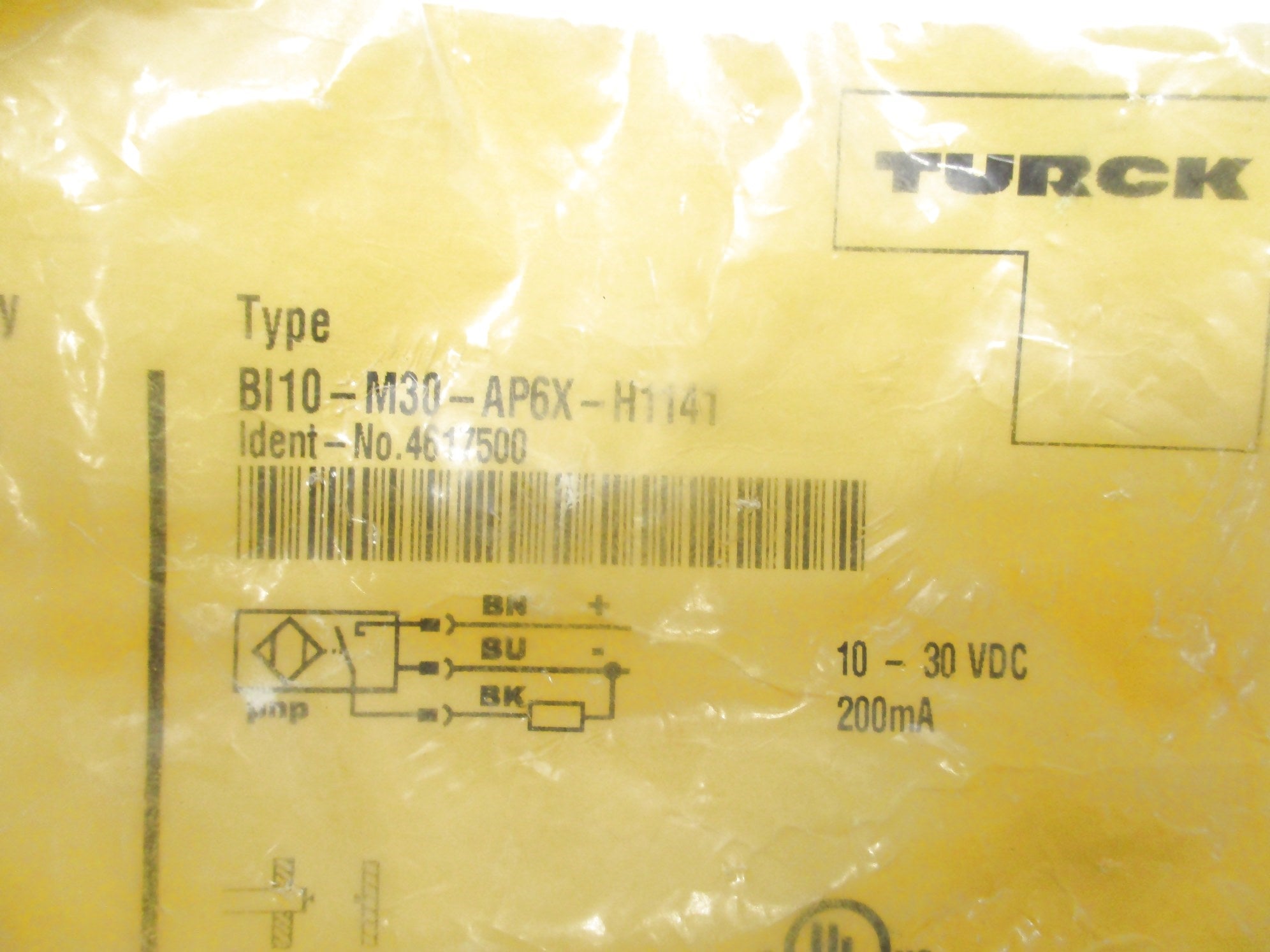 TURCK BI10-M30-AP6X-H1141 4617500 10-30VDC NSMP