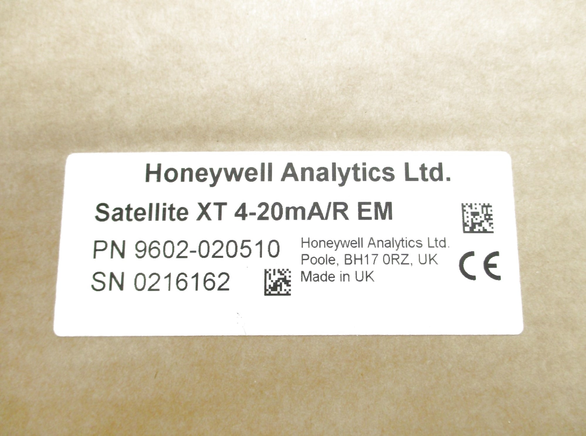 HONEYWELL XT4-20MA/REM 9602-020510 NSMP