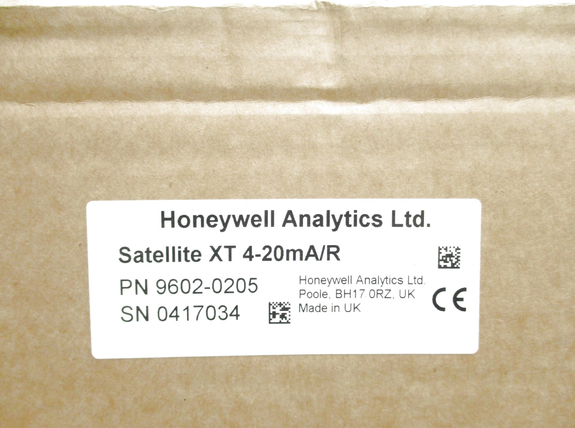 HONEYWELL XT4-20MA/R 9602-0205 NSMP