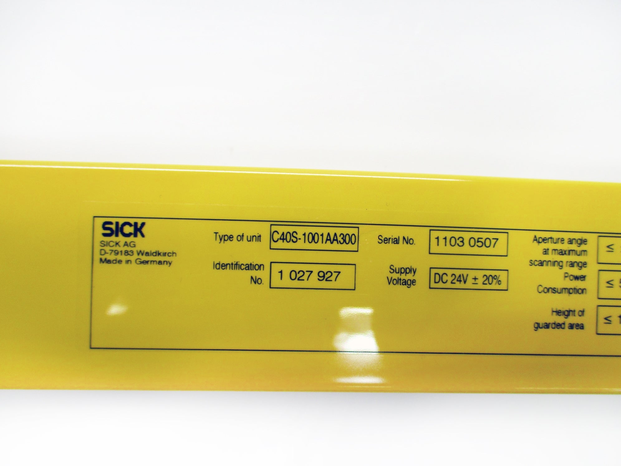 SICK C40S-1001AA300 NSNP