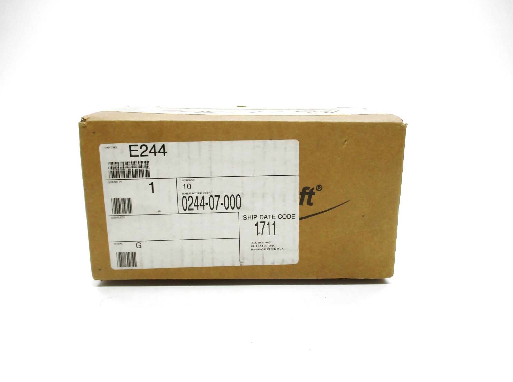 ELECTROCRAFT E244 NSFS