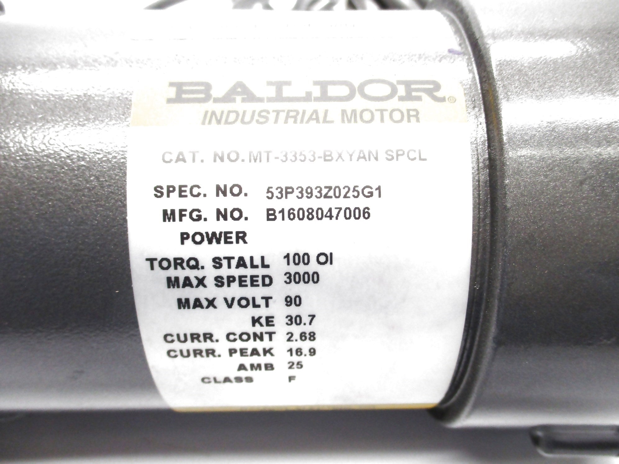 BALDOR MT-3353-BXYAN NSMP