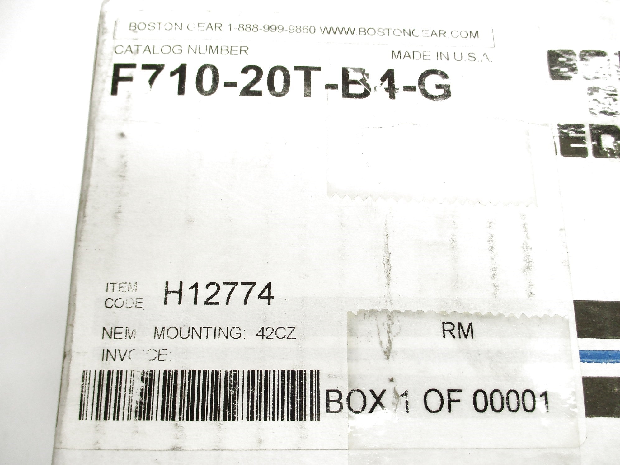 BOSTON GEAR F710-20T-B4-G NSMP