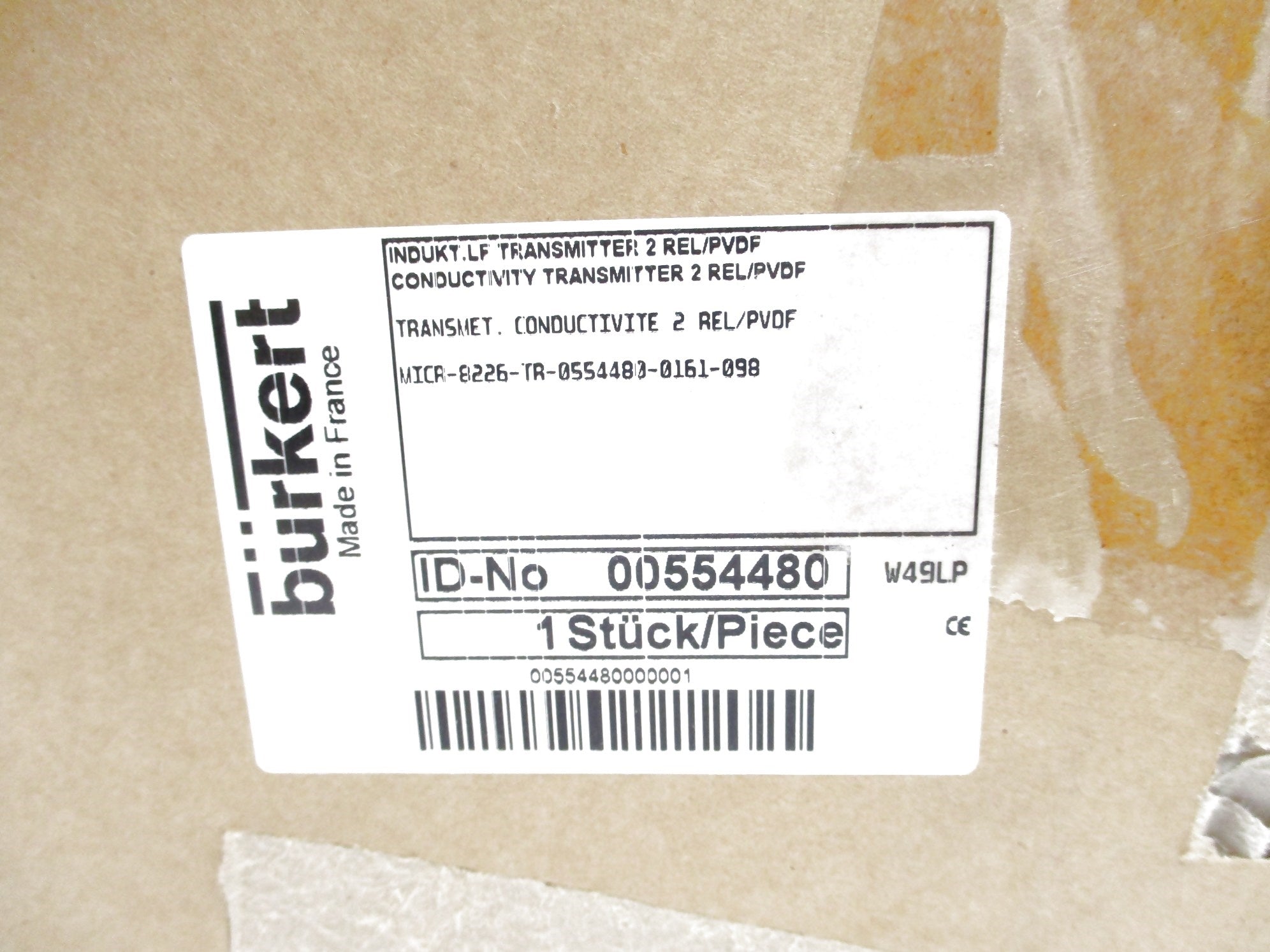 BURKERT 00554480 MICR-8226-TR-0554480-0161-098 NSMP