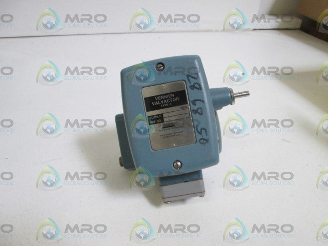 FOXBORO VERNIER VALVACTOR TYPCE C 5440266 *USED*