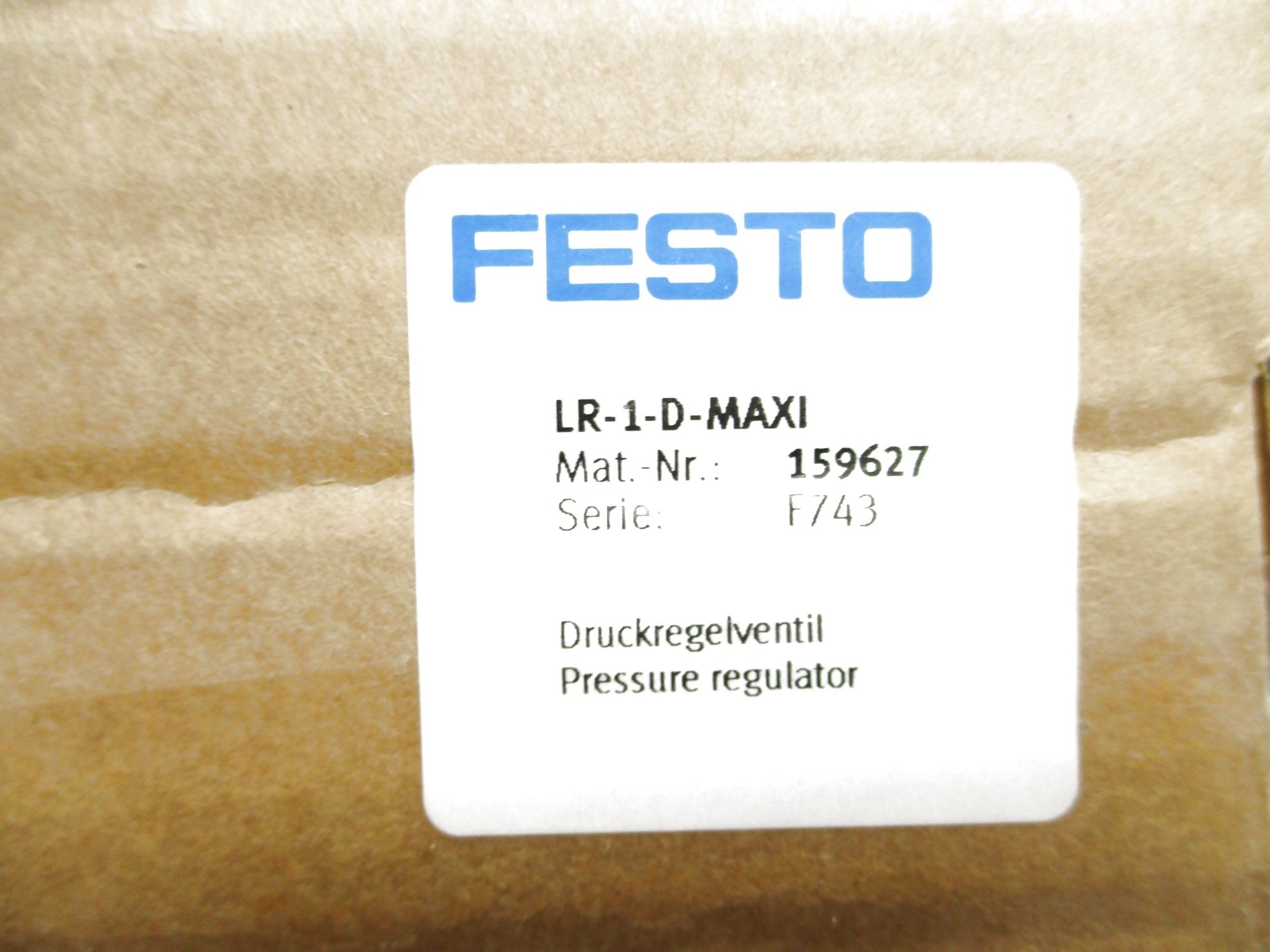 FESTO LR-1-D-MAXI SER. F743 NSMP