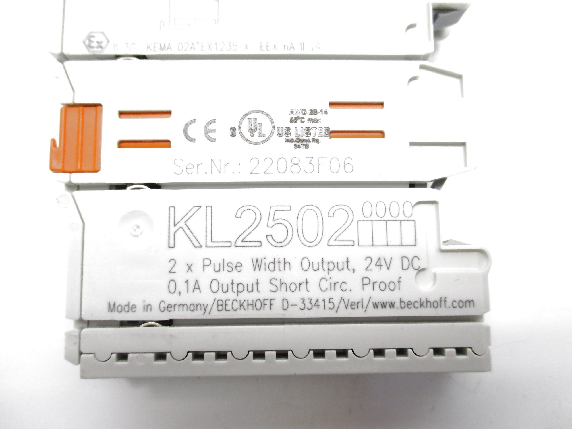 BECKHOFF KL2502 NSNP