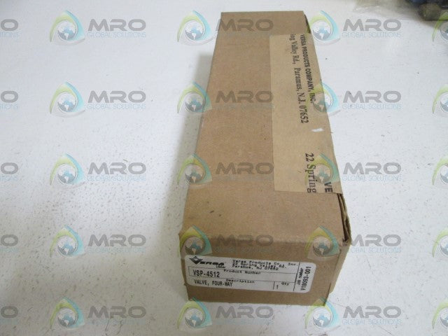 VERSA SOLENOID VALVE VSP-4512 *NEW IN BOX*