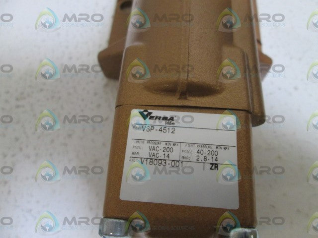 VERSA SOLENOID VALVE VSP-4512 *NEW IN BOX*